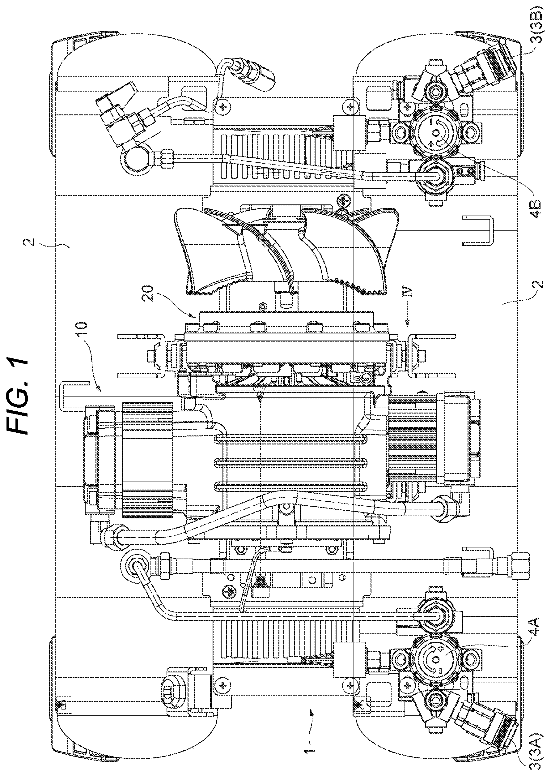 Patent US12445072 — Air compressor — Figure 1