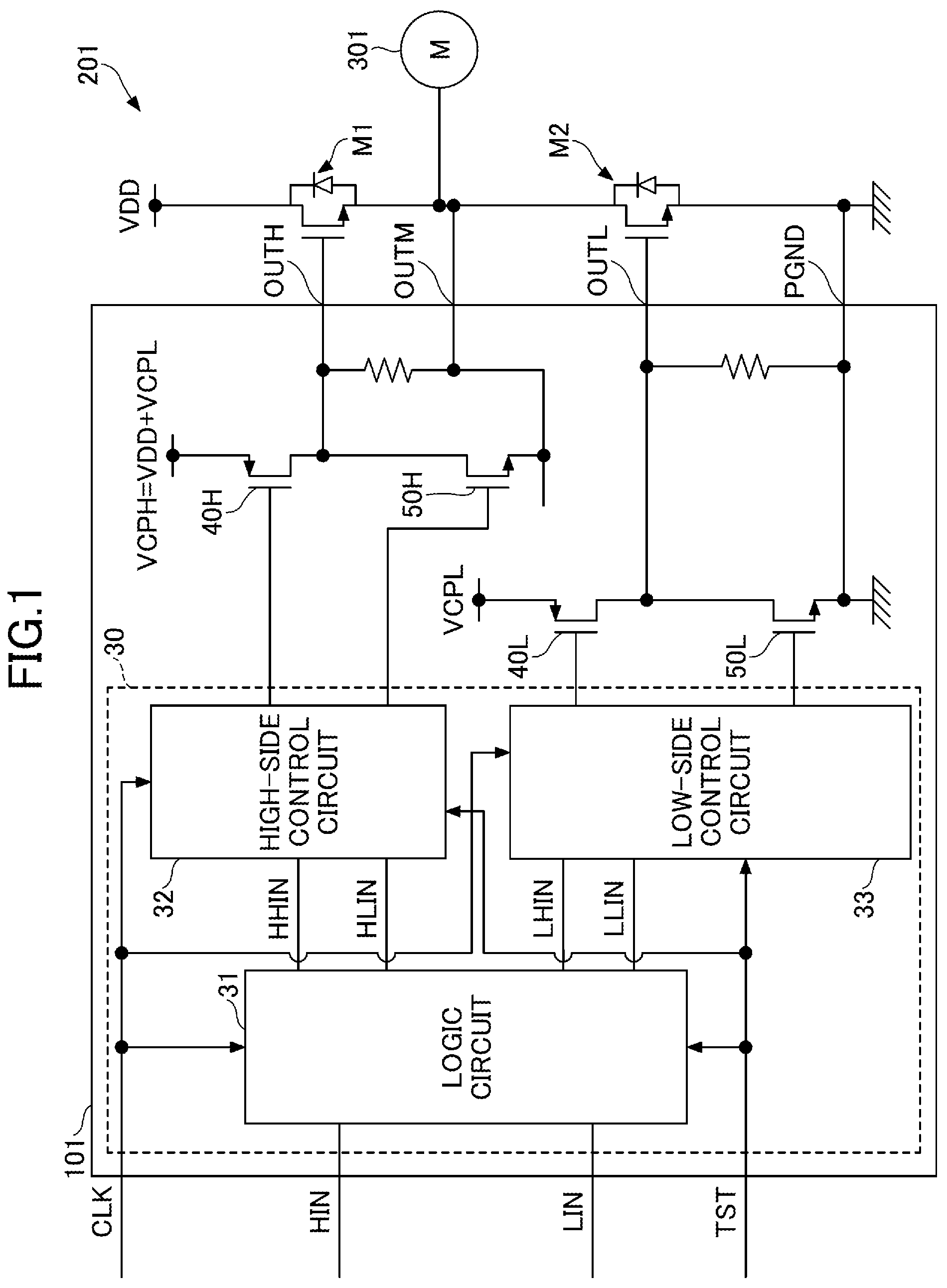 Patent US12445127 — Drive circuit — Figure 1