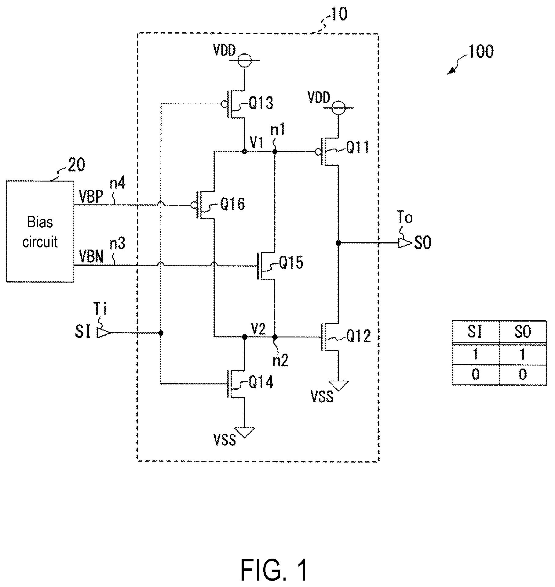 Patent US12445130 Figure 1 – Output buffer circuit and semiconductor device