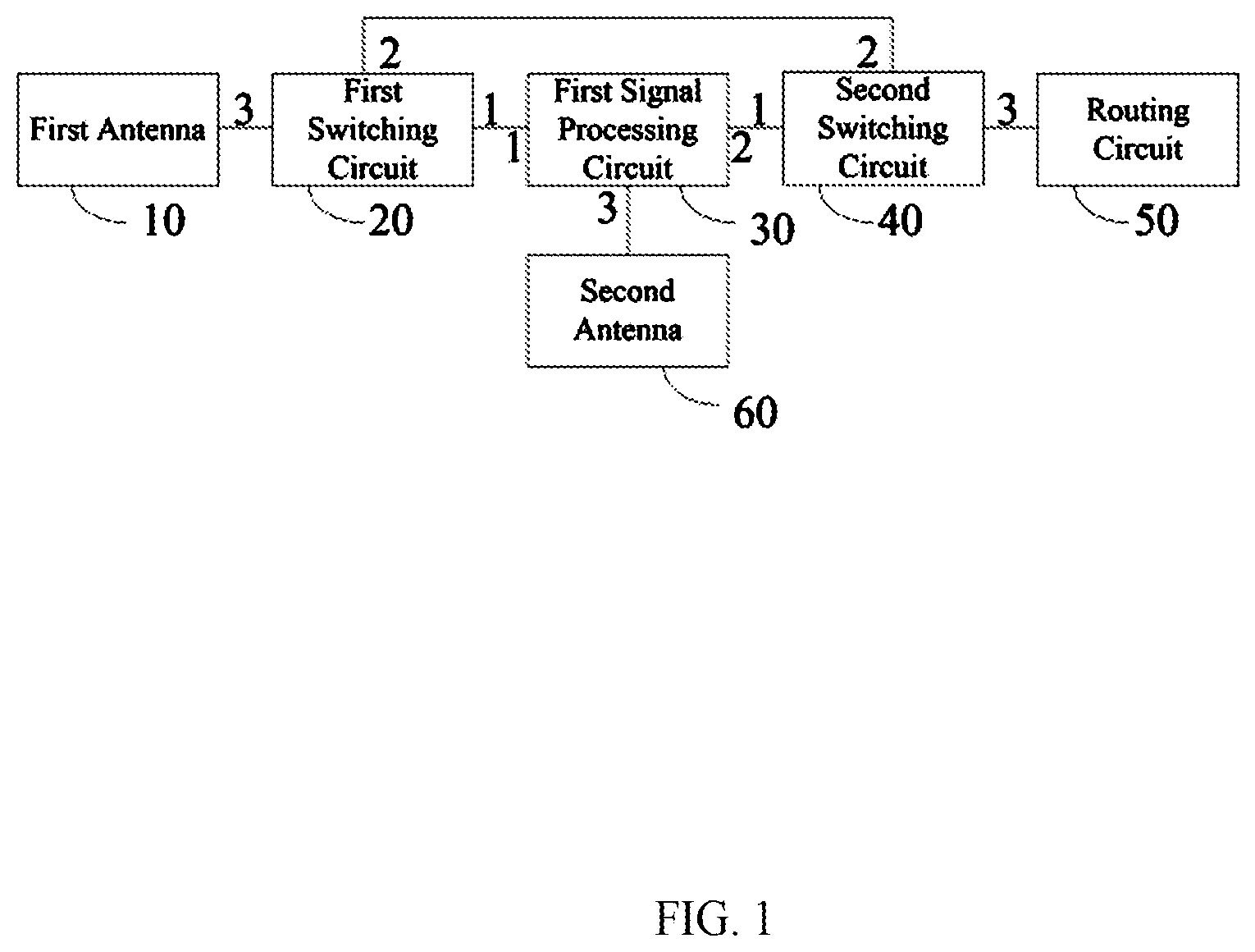 Patent US12445163 — Signal communication terminal and signal communication system — Figure 1