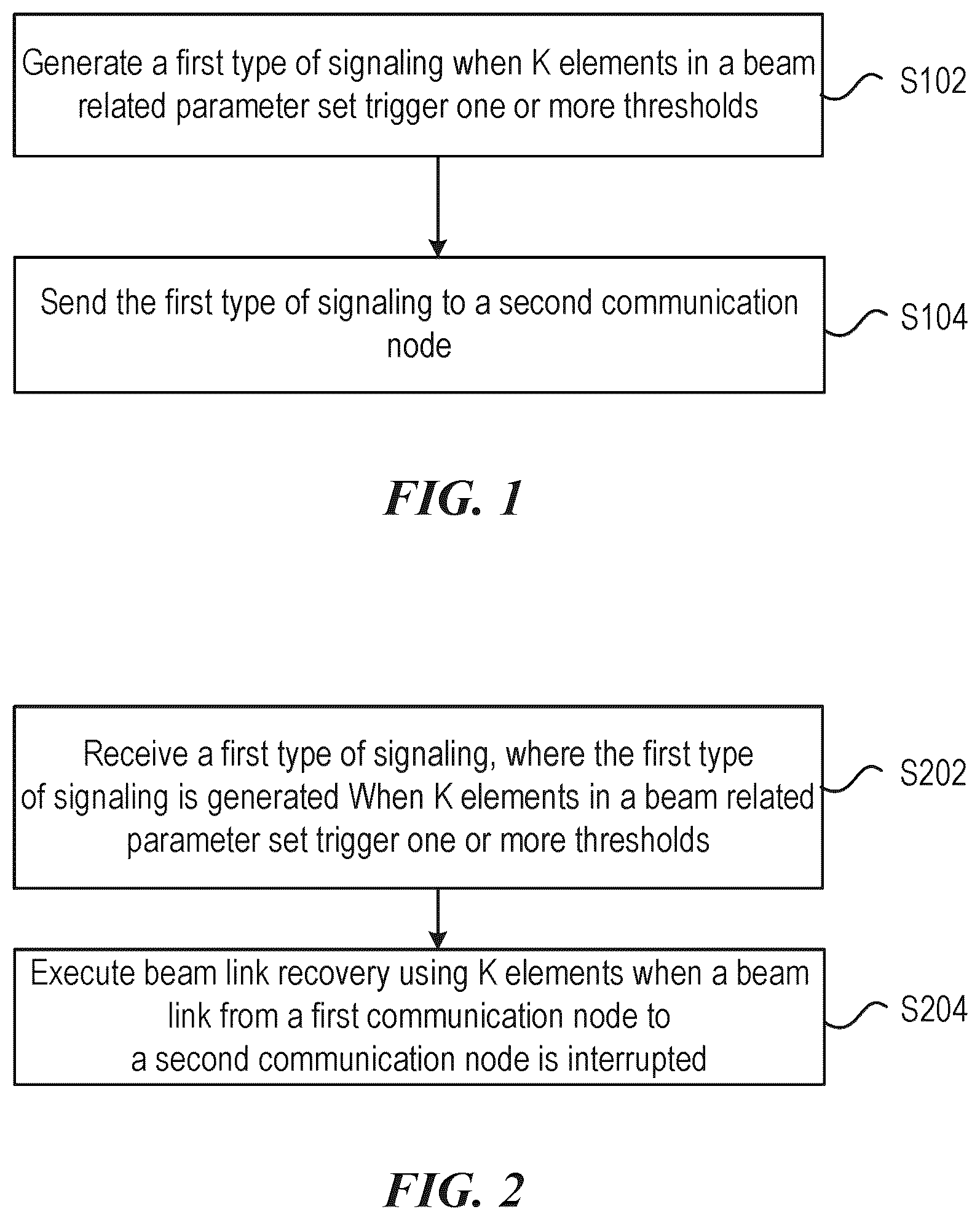 Patent US12445188 — Processing method and apparatus for recovering beam — Figure 1