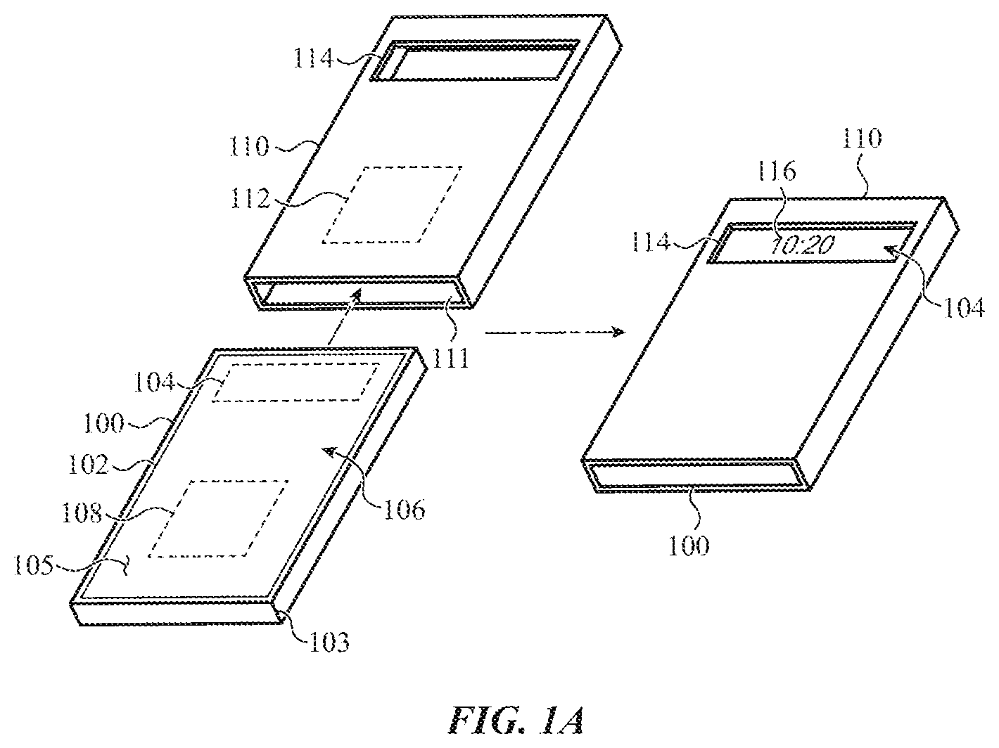 Patent US12445548 — Dynamic user interface schemes for an electronic device based on detected accessory devices — Figure 1