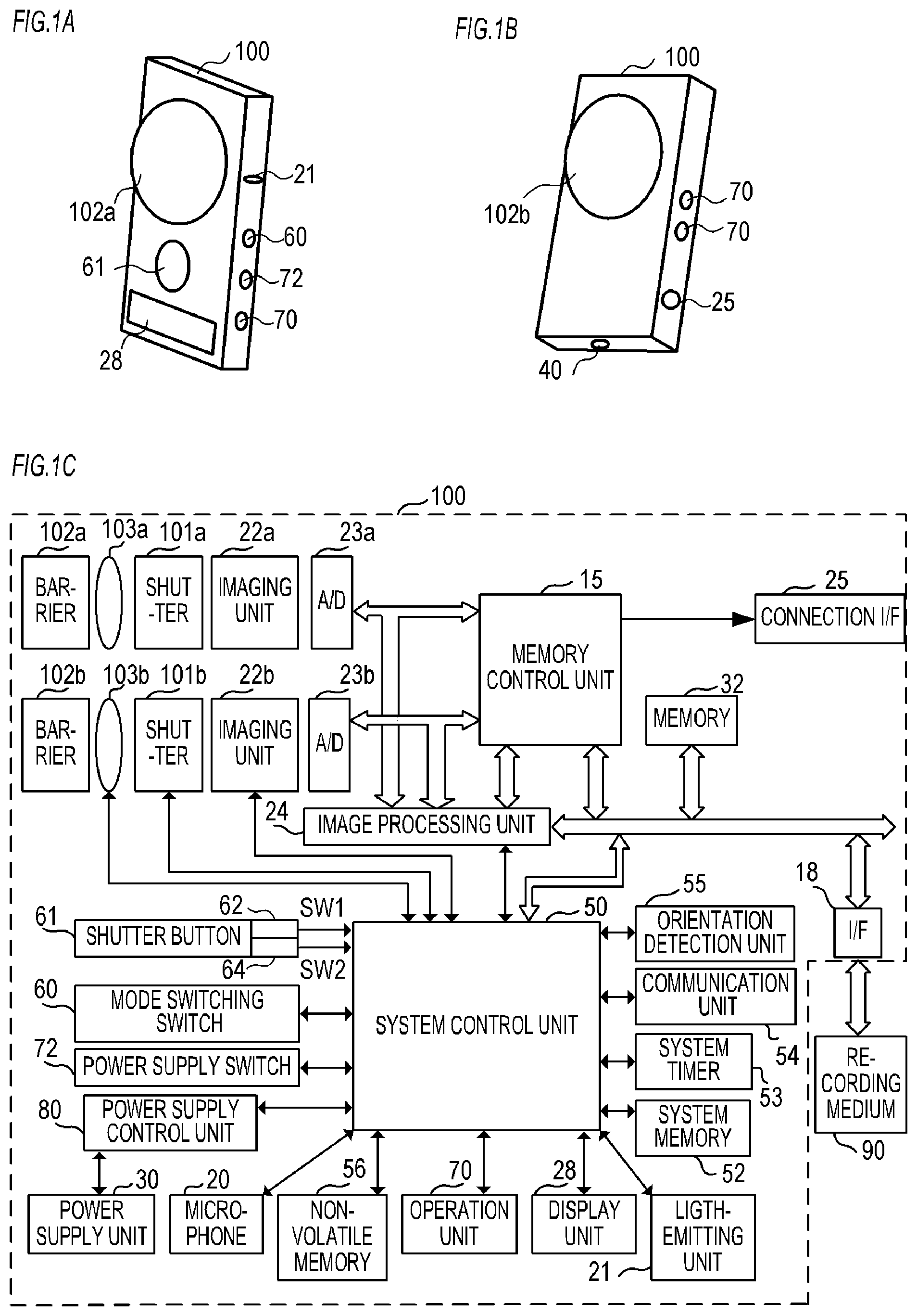 Patent US12445700 — Electronic device, control method of an electronic device, and non-transitory computer readable medium — Figure 1