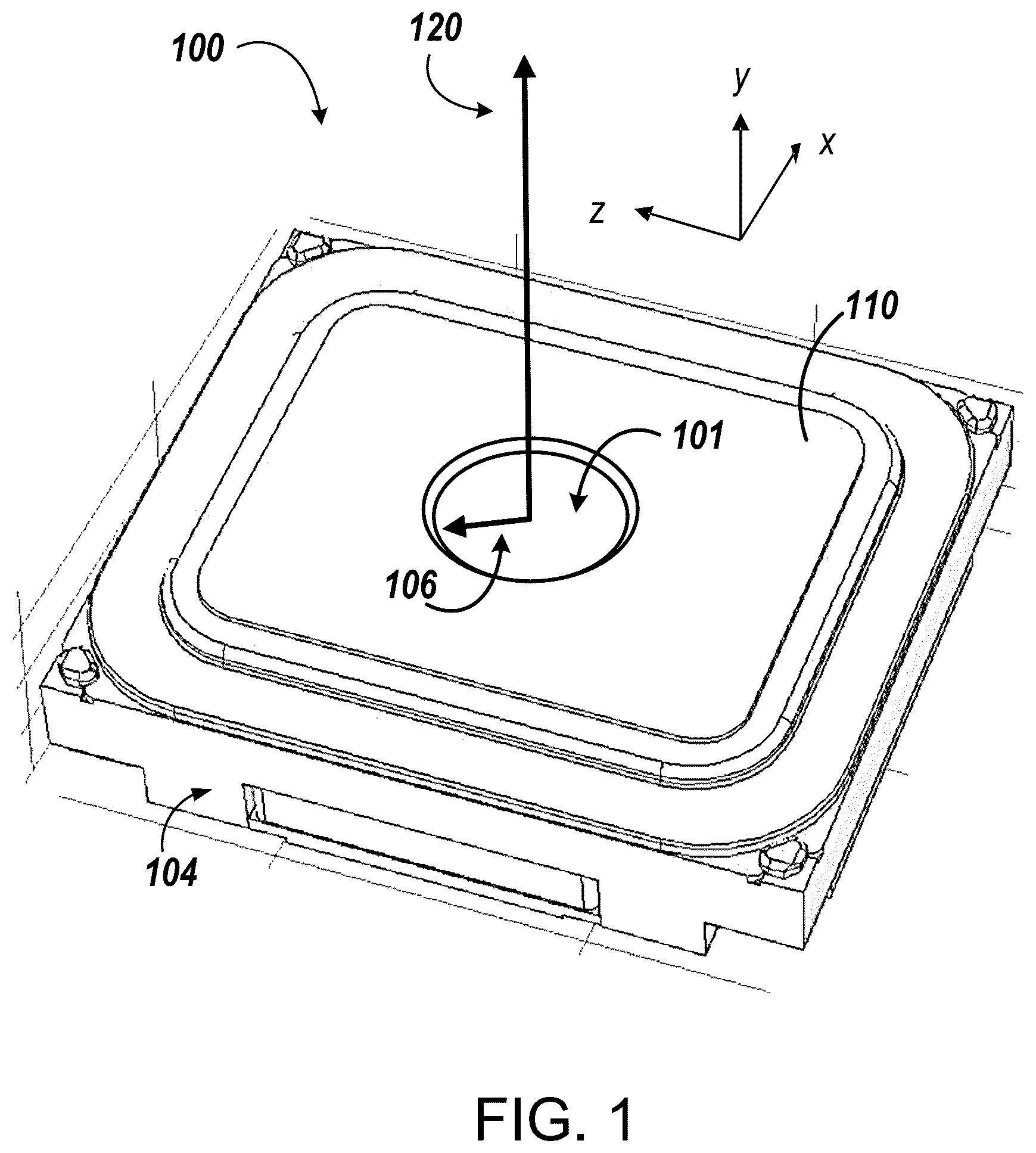Patent US12445764 — Compression driver wide band microspeaker — Figure 1