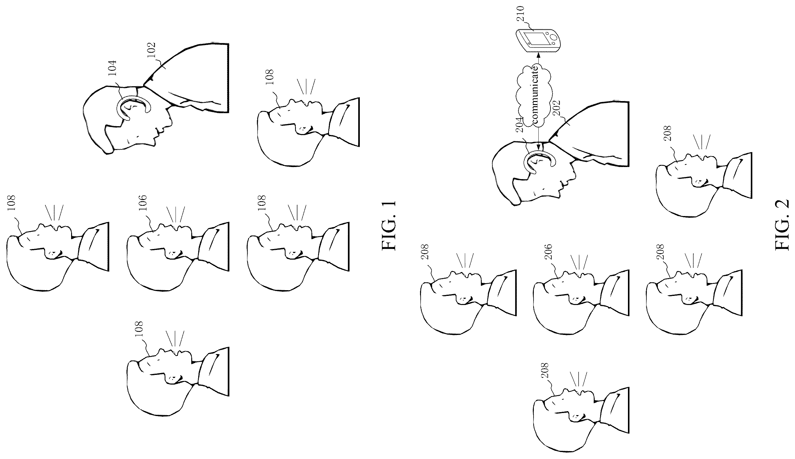 Patent US12445784 — Brain-inspired hearing aid method and apparatus, hearing aid device, computer device, and storage medium — Figure 1
