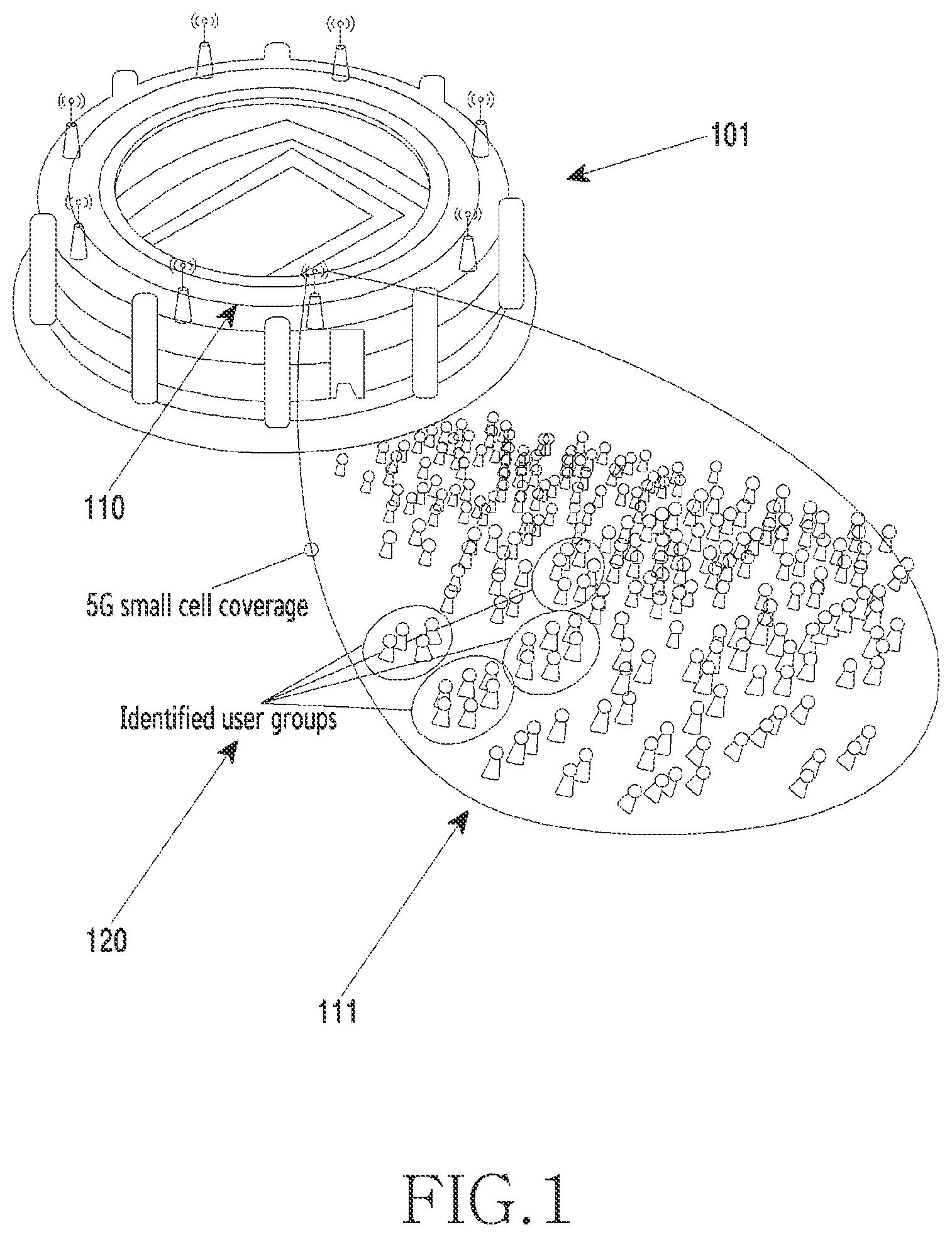 Patent US12445806 — Method and apparatus for improvements in and relating to localisation in a wireless communication system — Figure 1