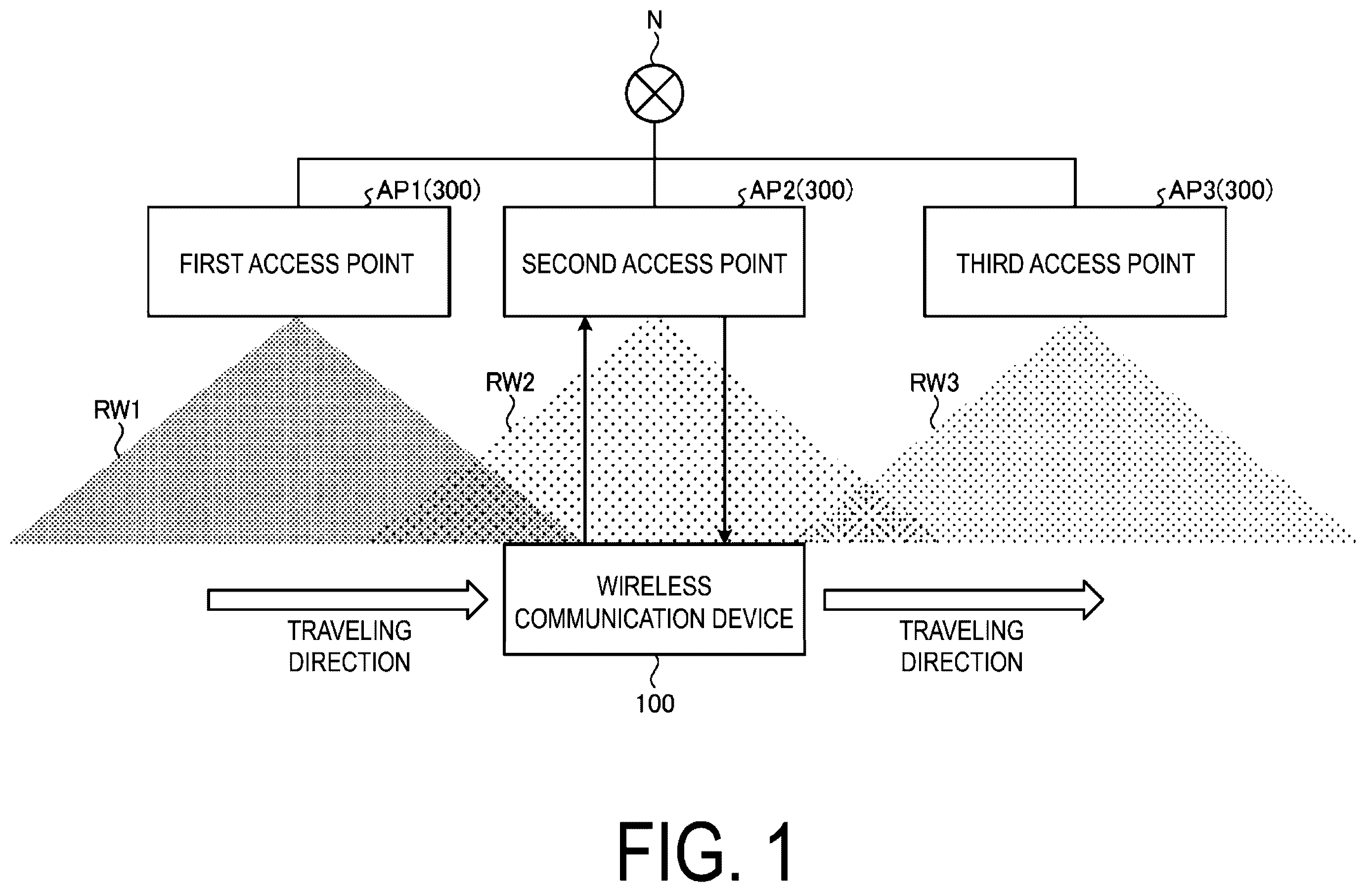 Patent US12445919 Figure 1 – Wireless communication device, wireless communication system, wireless communication connection method, and program