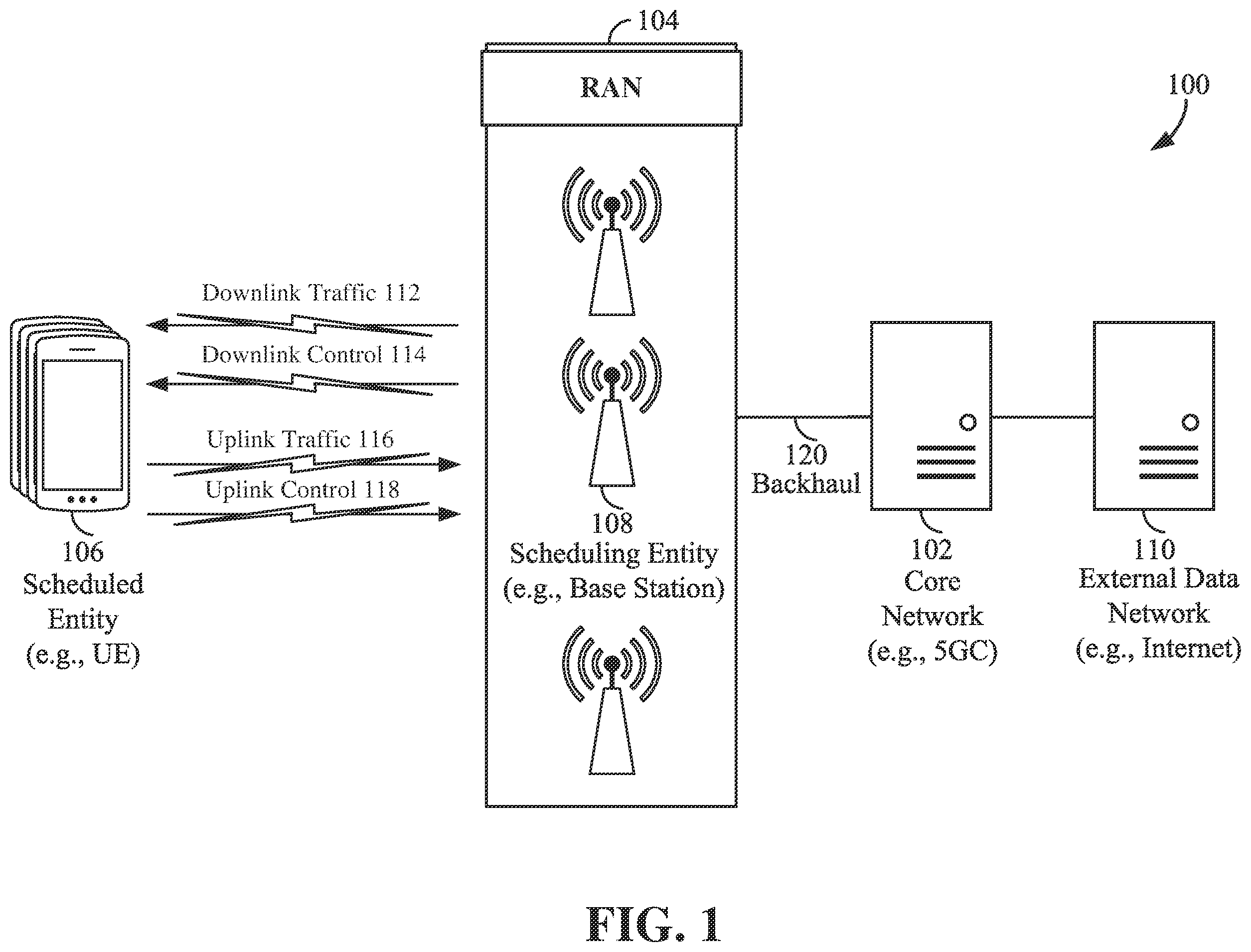 Patent US12445960 — Discontinuous reception in sidelink communication based on a direct frame number — Figure 1