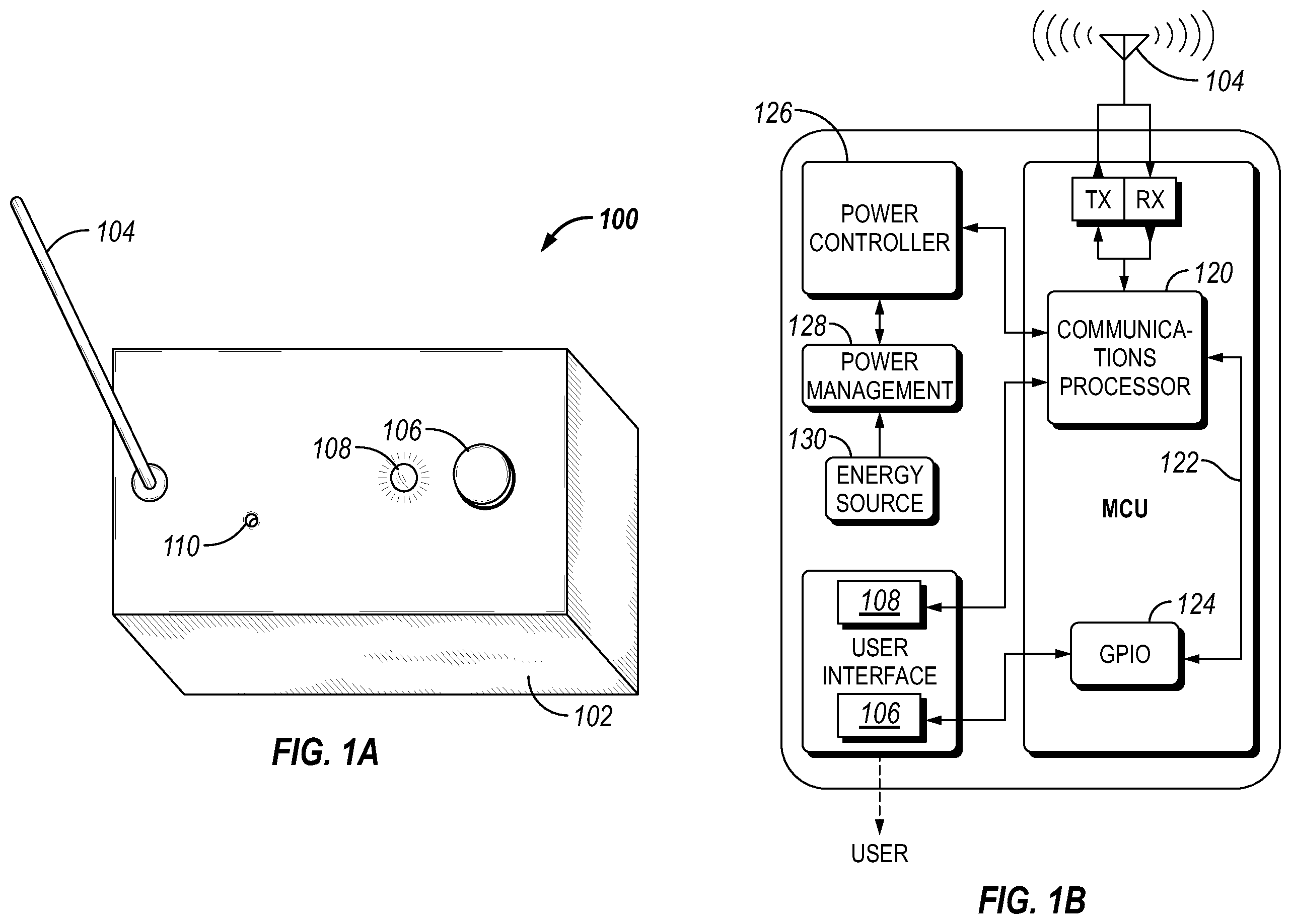 Patent US12445966 — Ranch remote — Figure 1