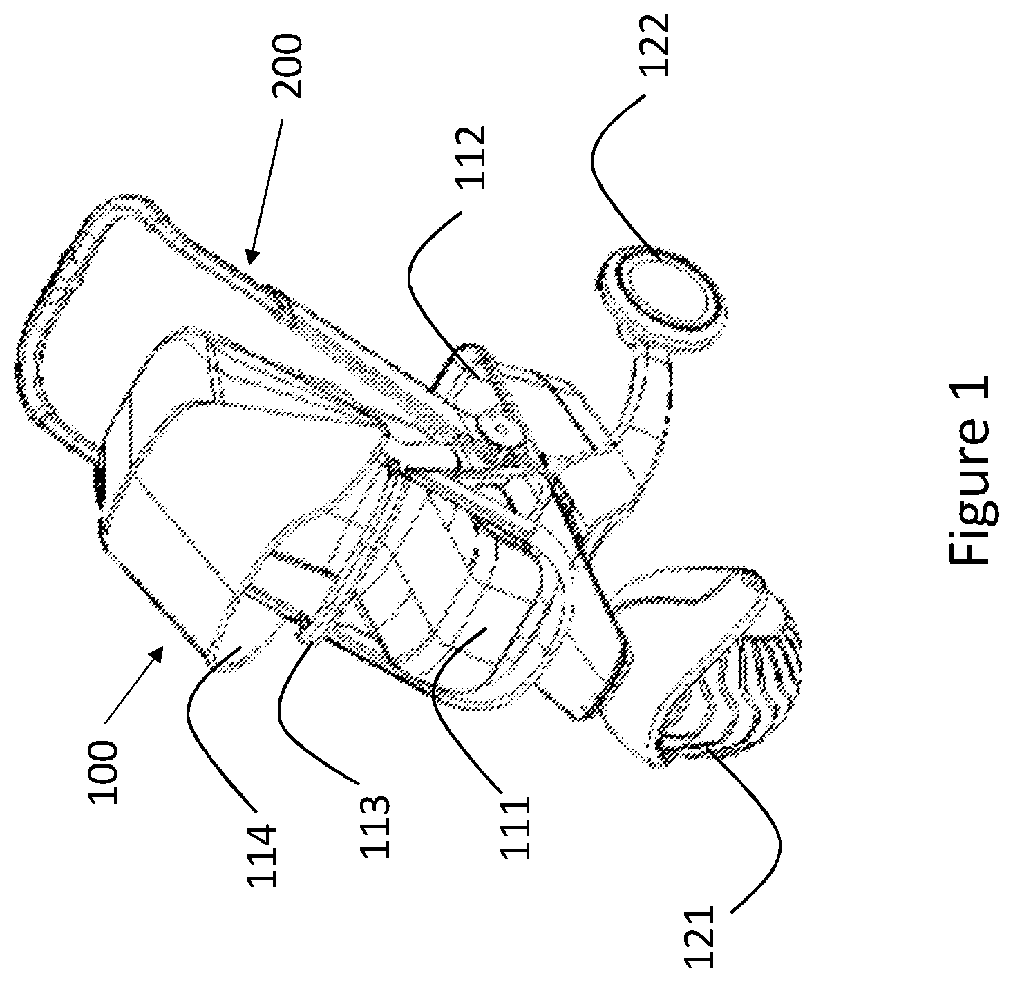 Patent US12448020 — Pram frame with roller set — Figure 1
