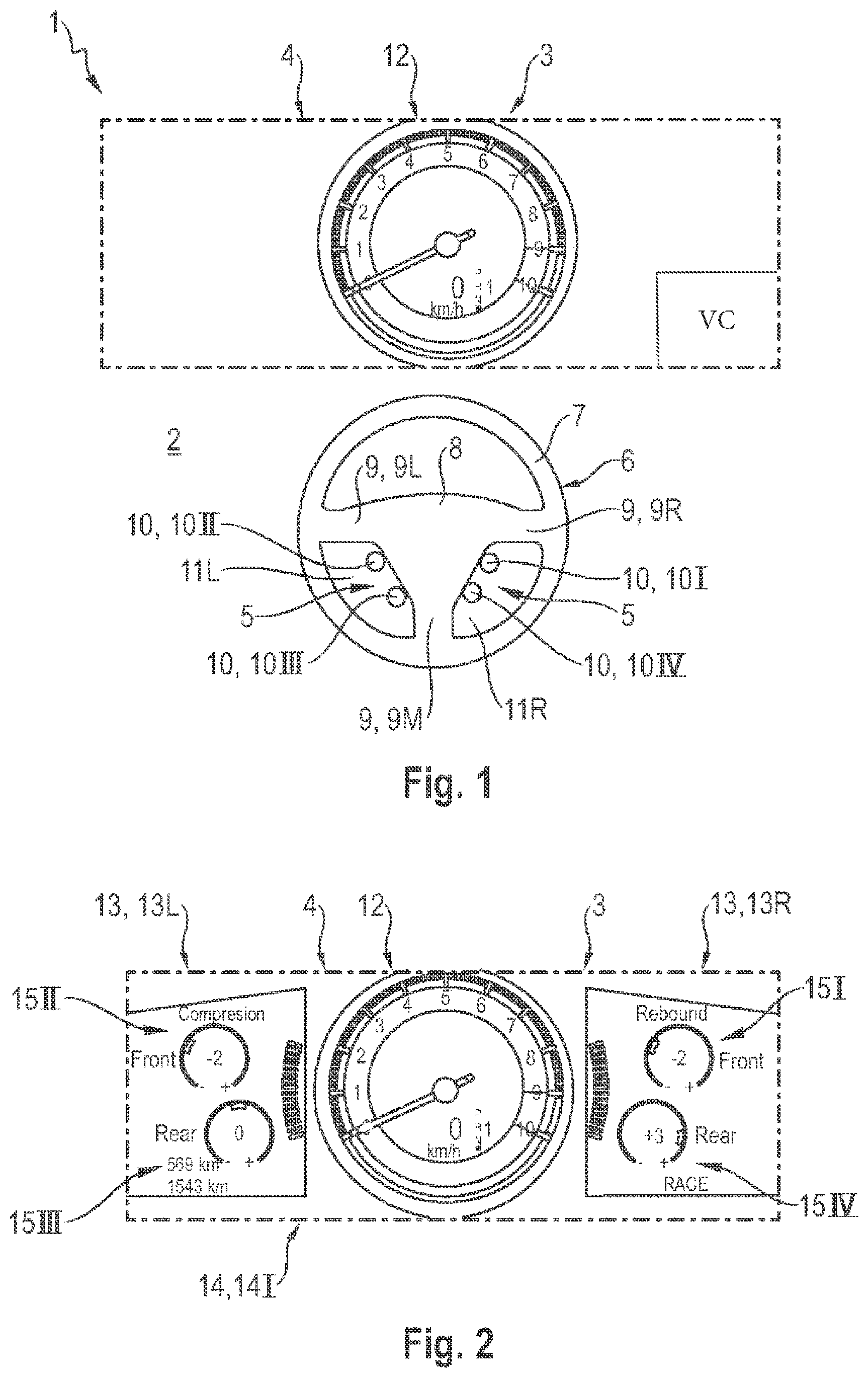 Patent US12448022 Figure 1 – Display-and-control system of a motor vehicle