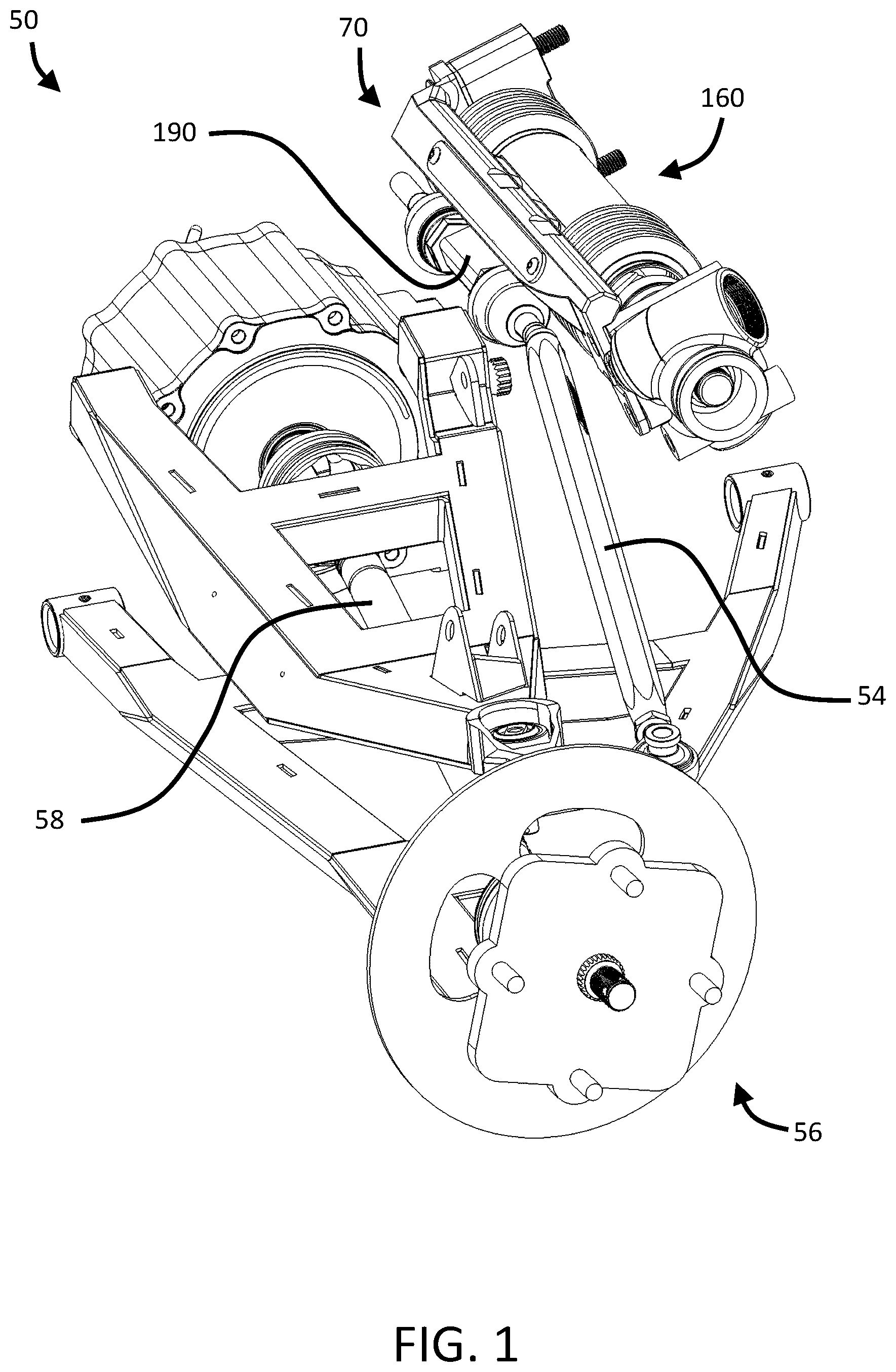 Patent US12448026 Figure 1 – Steering rack brace