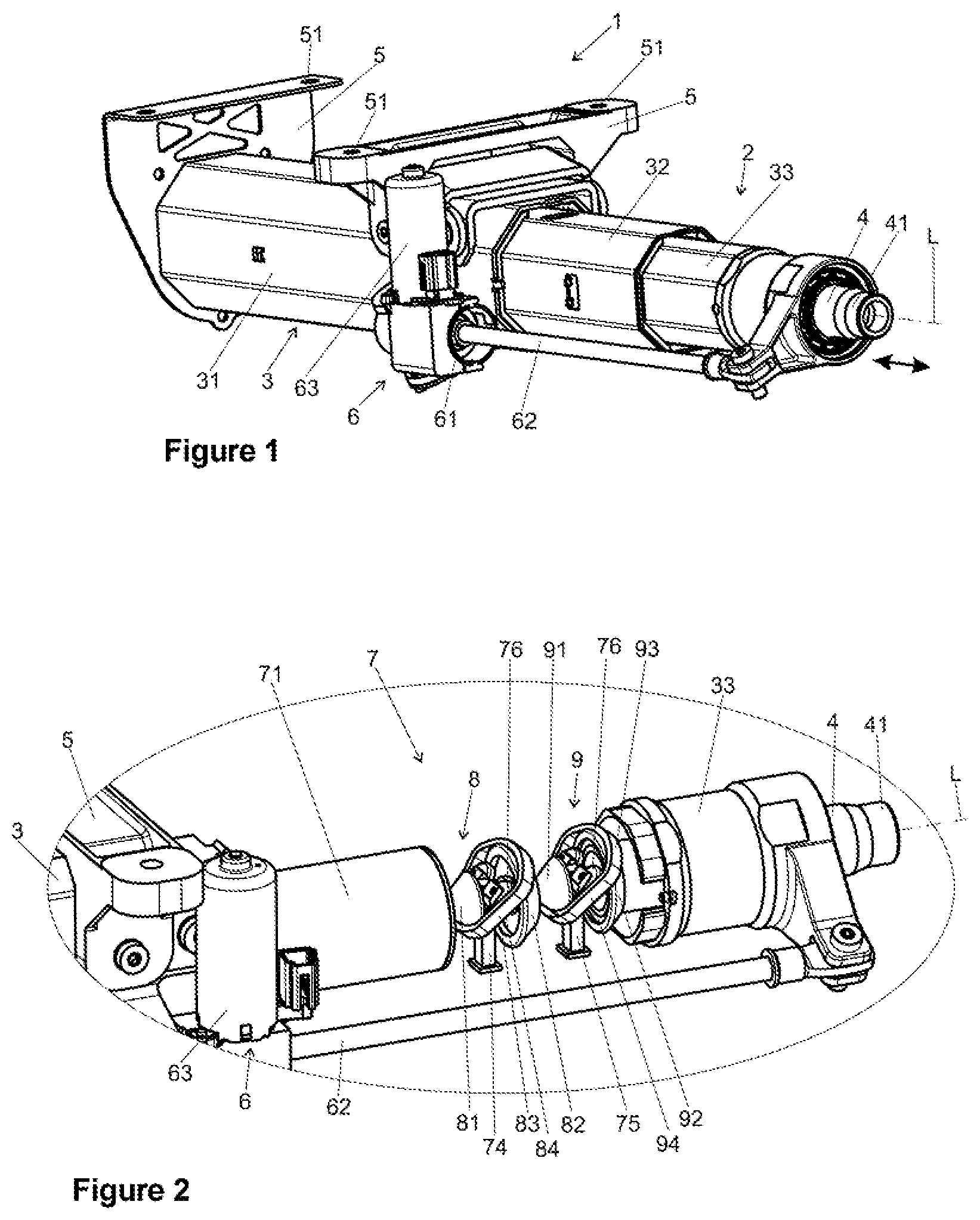 Patent US12448028 — Feedback actuator for a steering device of a motor vehicle and steering column for a motor vehicle — Figure 1
