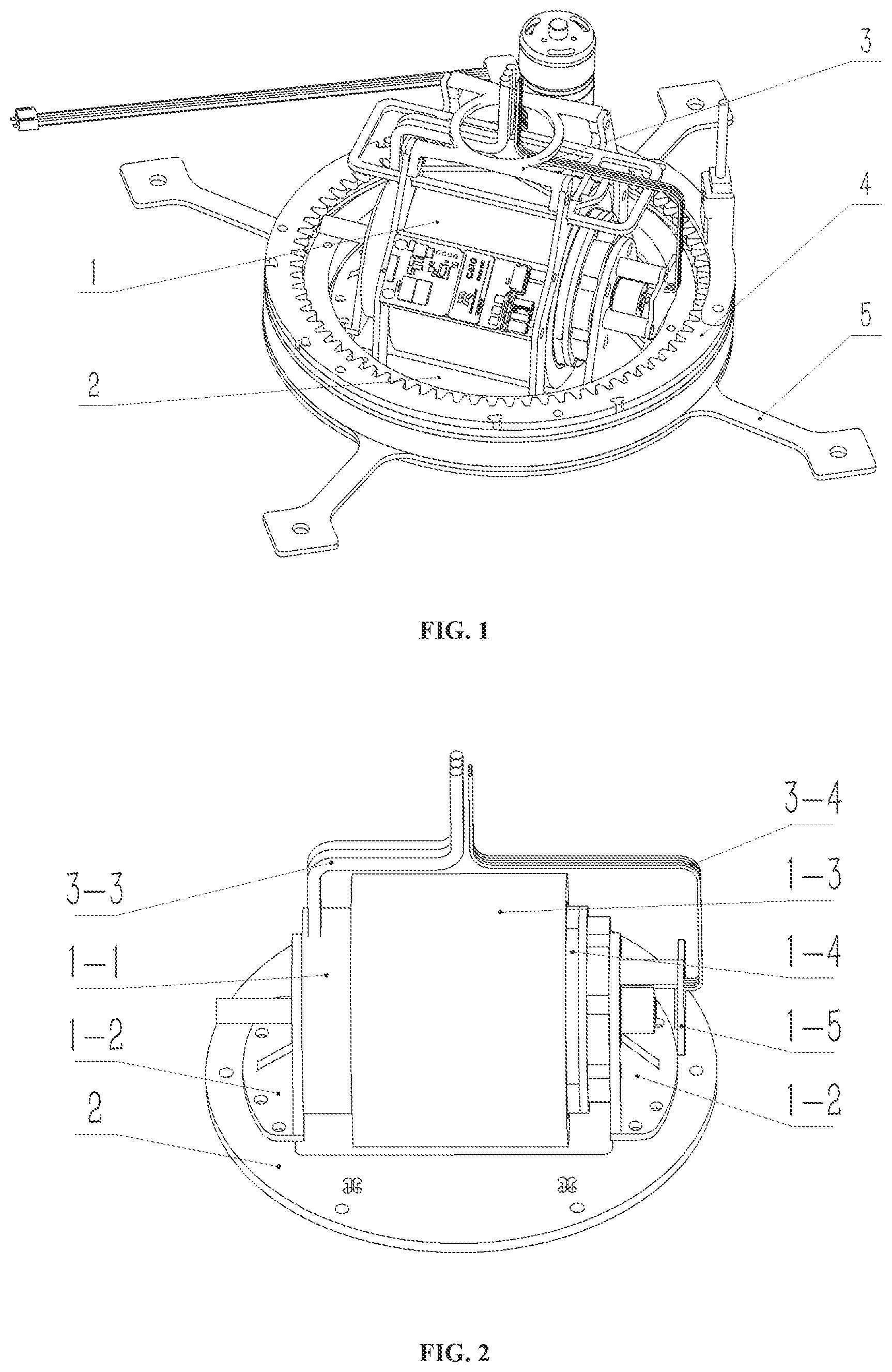 Patent US12448038 — Steering wheel structure for an omnidirectional mobile robot chassis — Figure 1