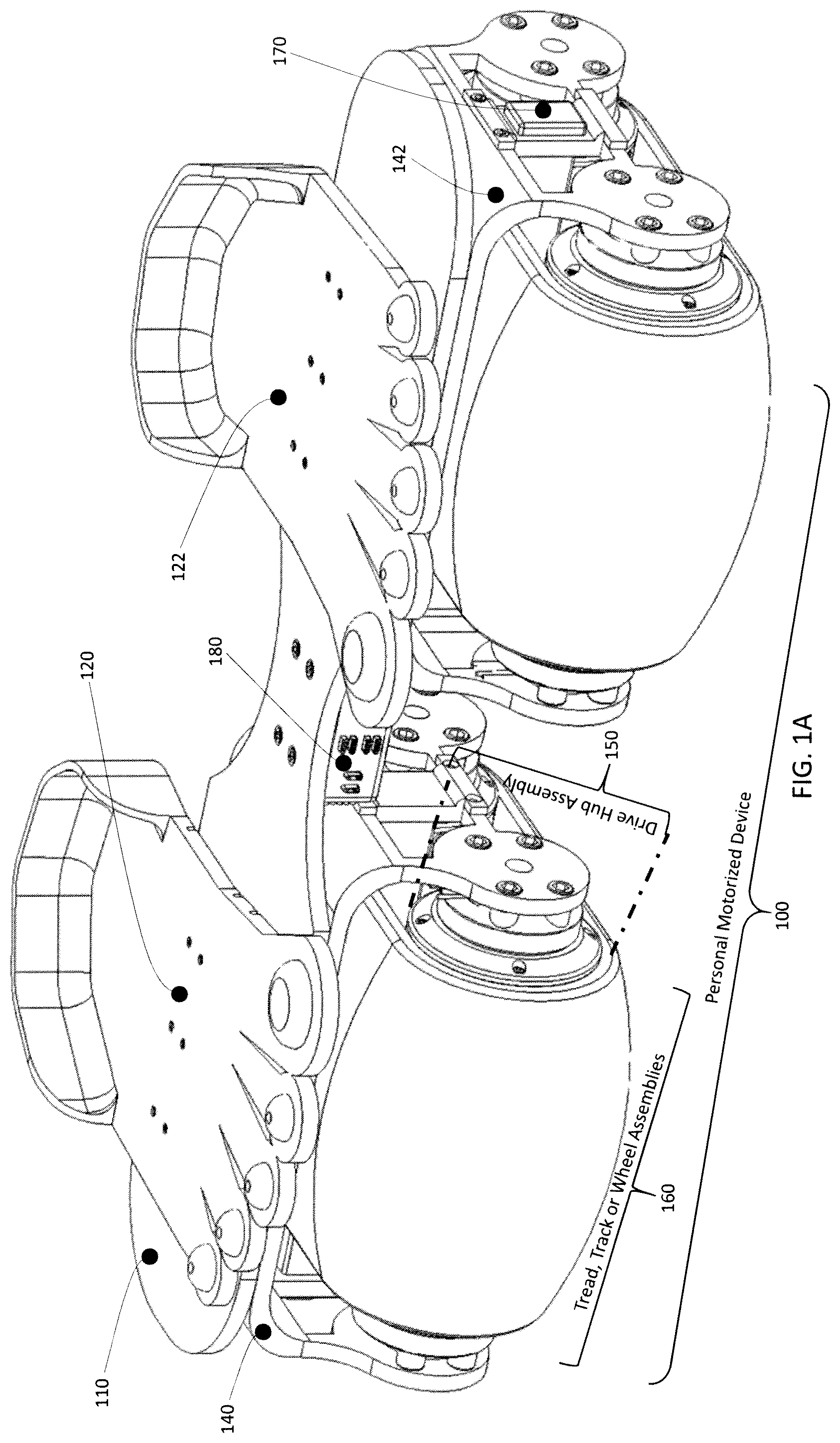 Patent US12448061 Figure 1 – Motorized platforms