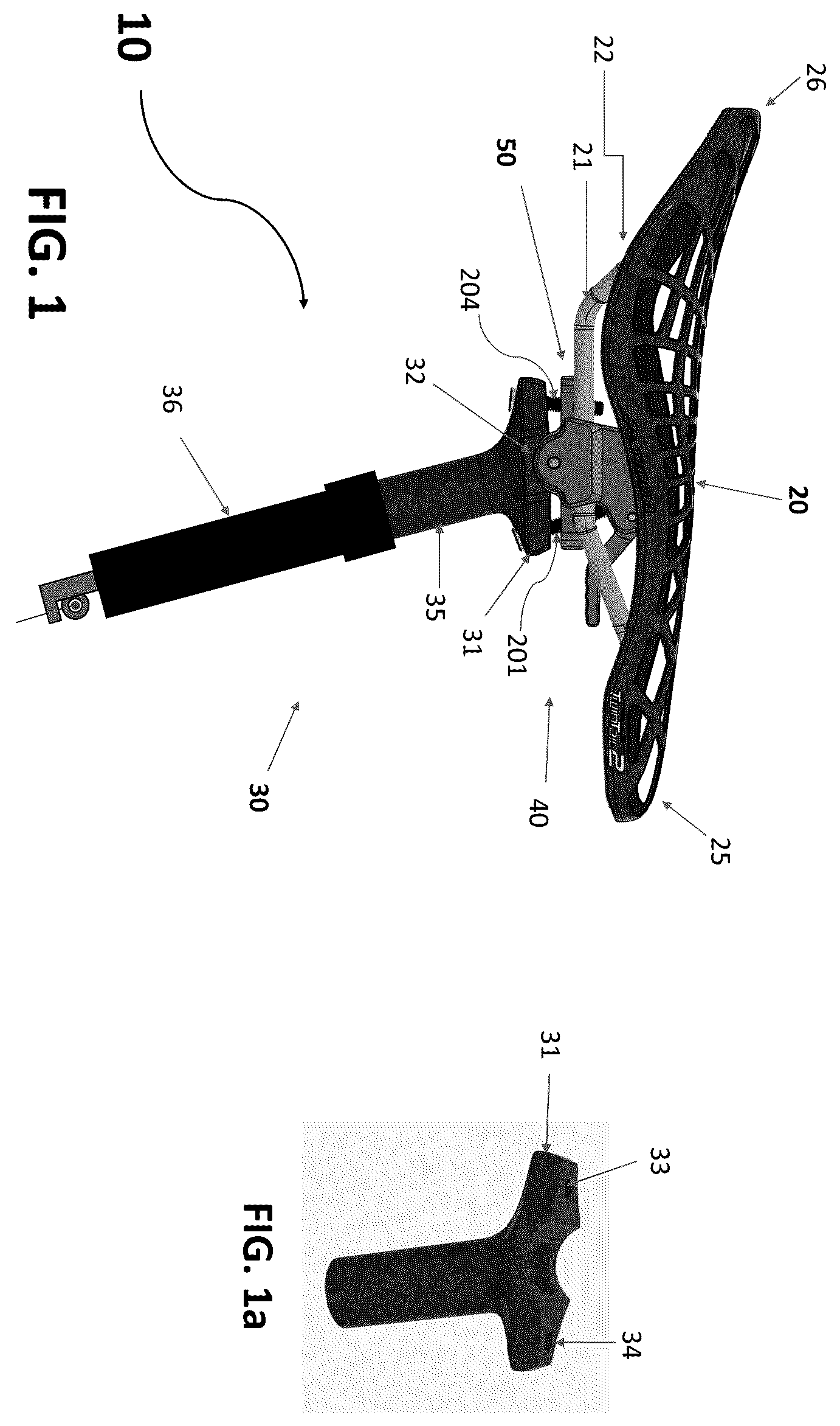 Patent US12448072 — Multi-position and orientation saddle attachment device — Figure 1