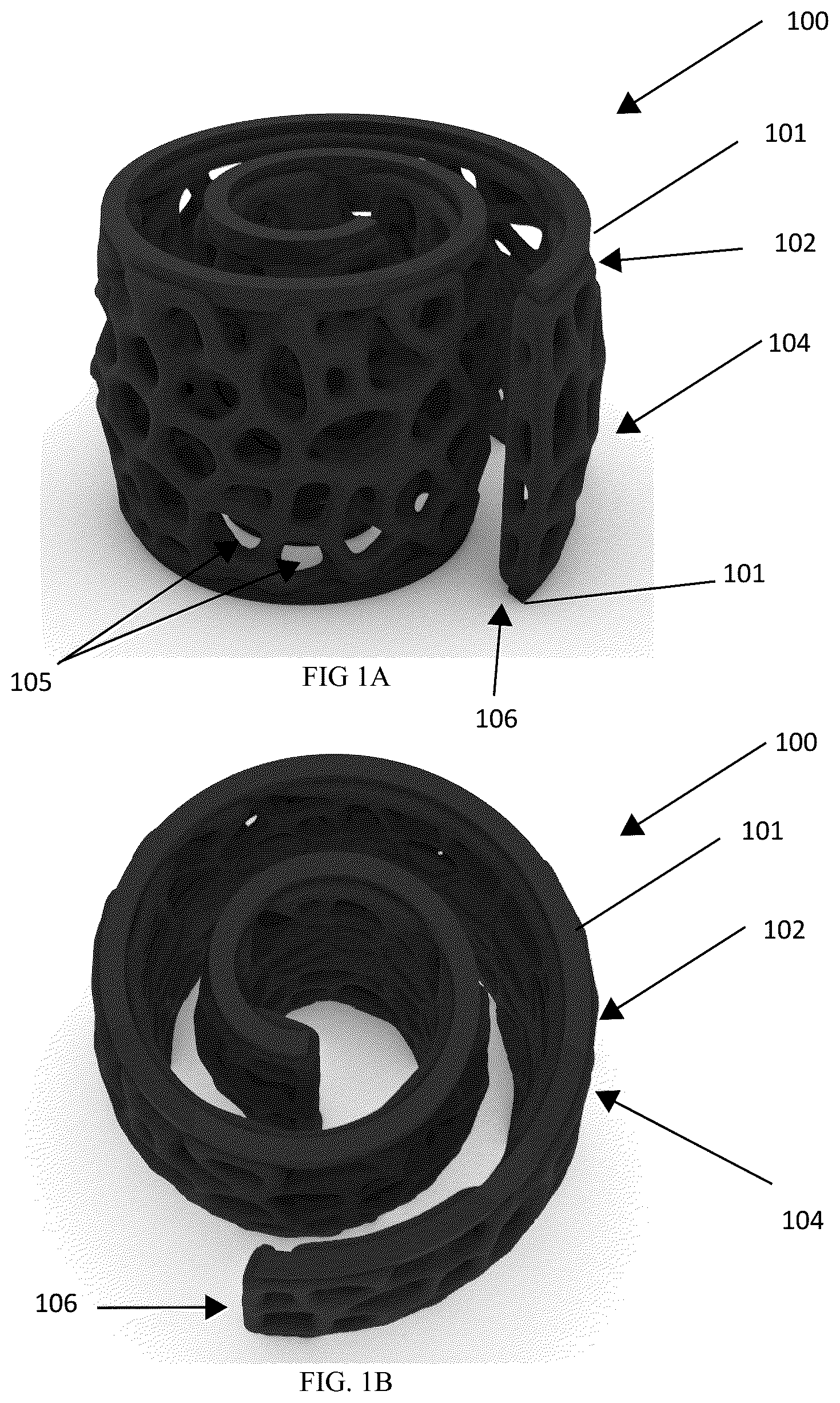 Patent US12448077 — 3D lattice grips — Figure 1