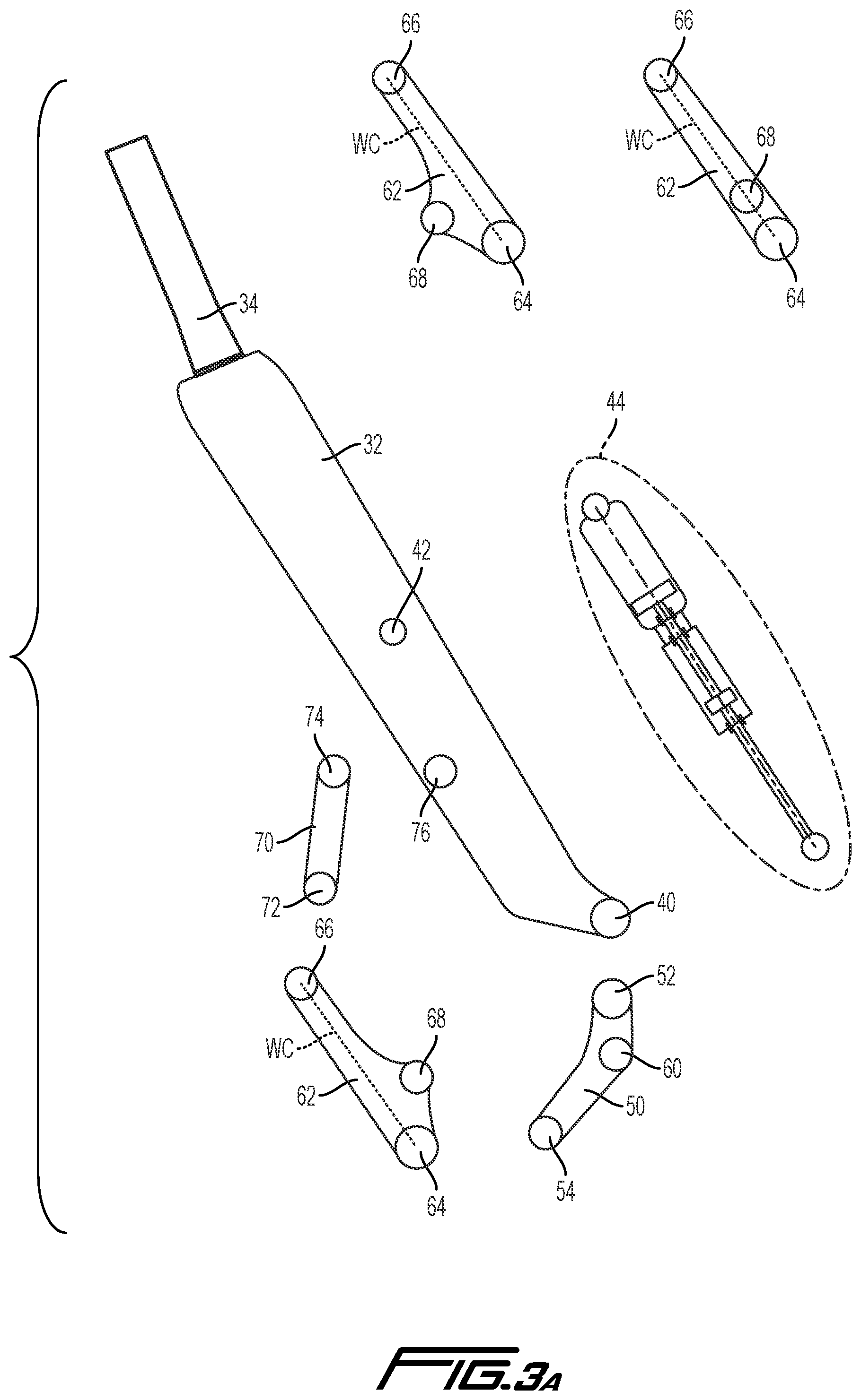 Patent US12448078 Figure 5 – Dual sided suspension assembly for a cycle wheel