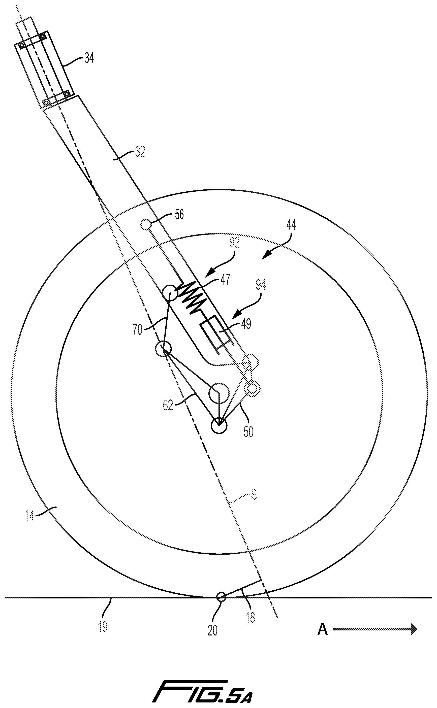 Patent US12448078 Figure 12 – Dual sided suspension assembly for a cycle wheel