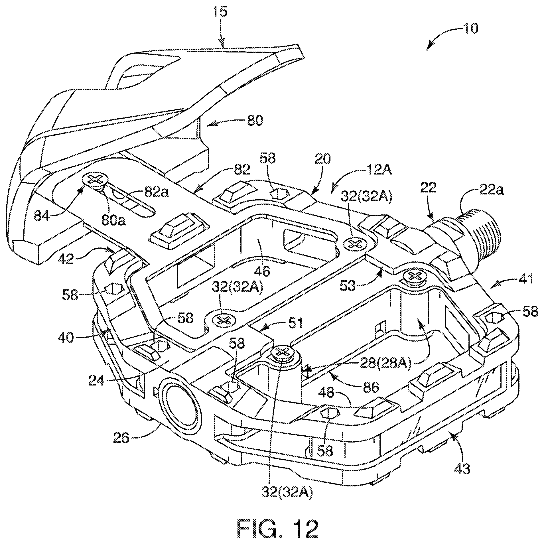 Patent US12448081 Figure 10 – Pedal assembly for human powered vehicle