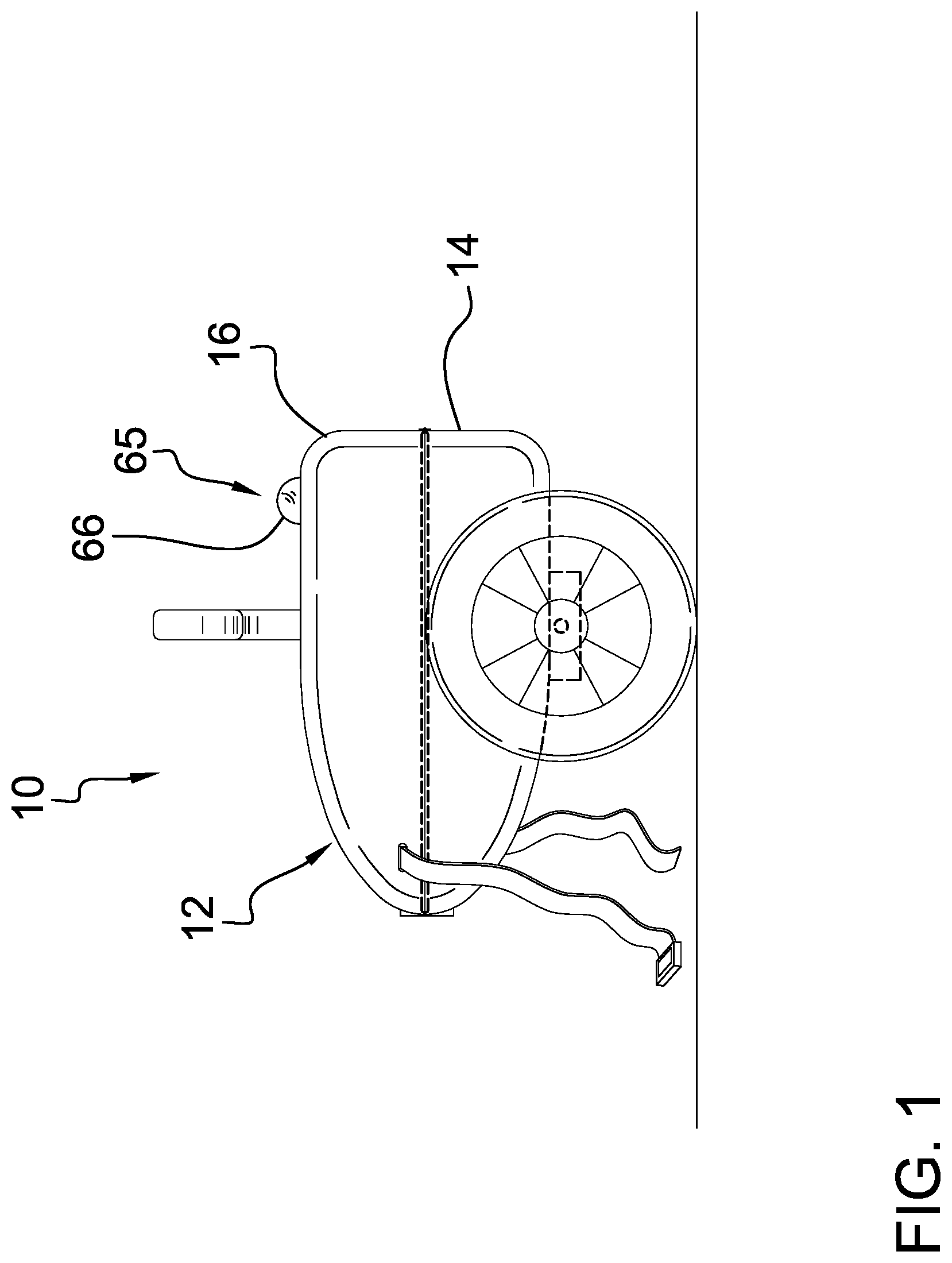 Patent US12448088 Figure 1 – Personal watercraft cart assembly