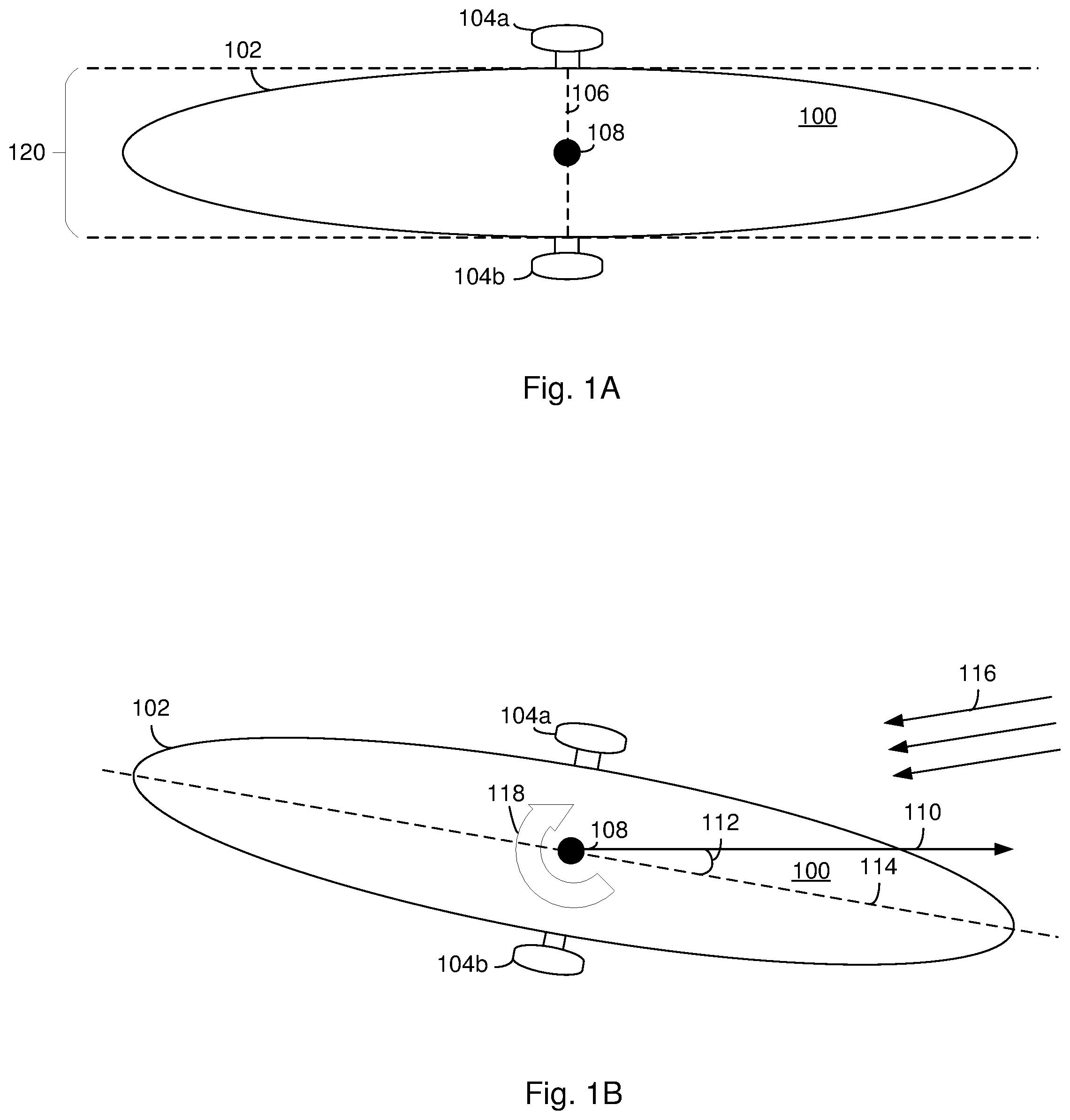 Patent US12448107 — Control system of an unfinned lighter than air platform and method for same — Figure 1