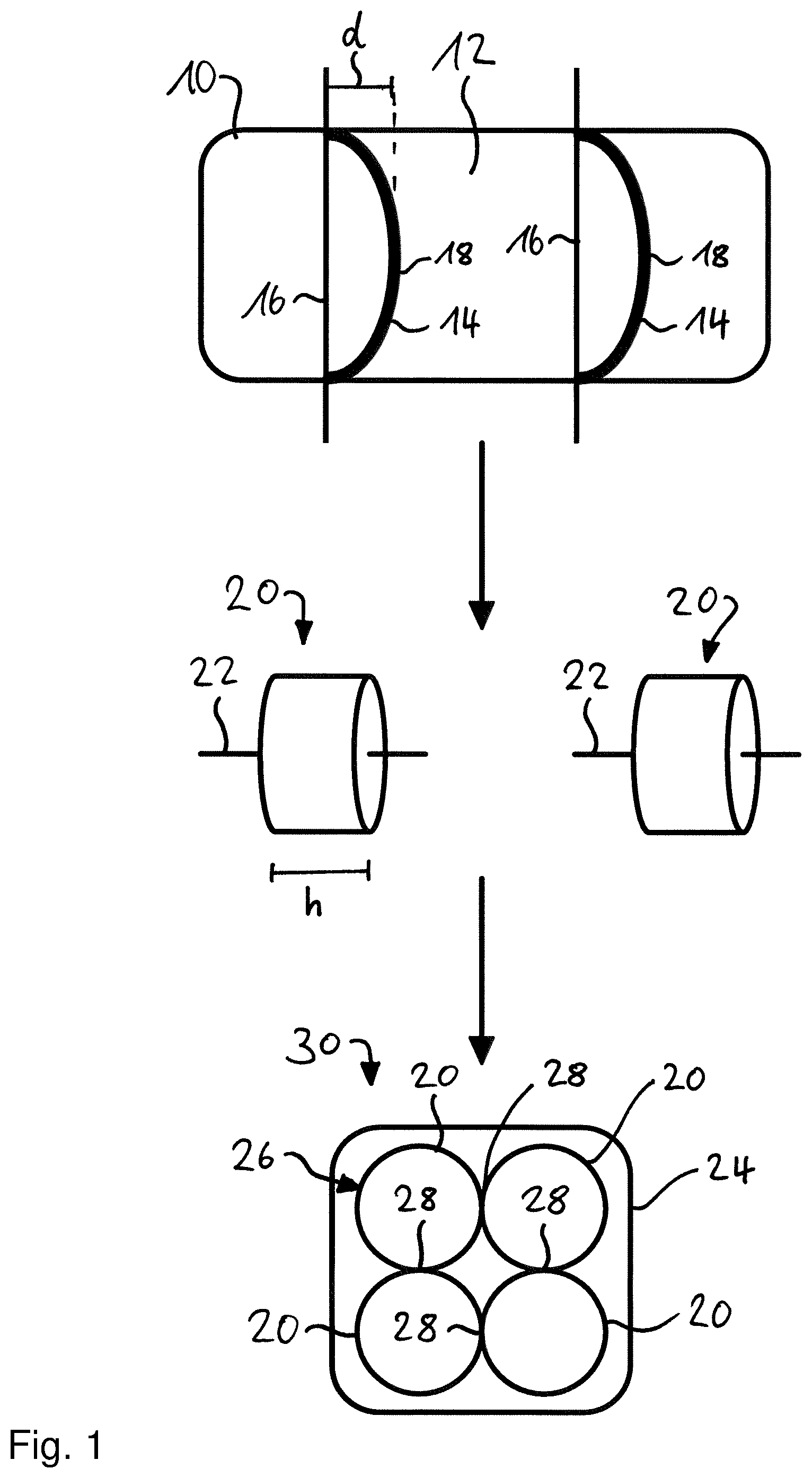 Patent US12448108 — Method for manufacturing a structural element for a fuselage of an aircraft — Figure 1