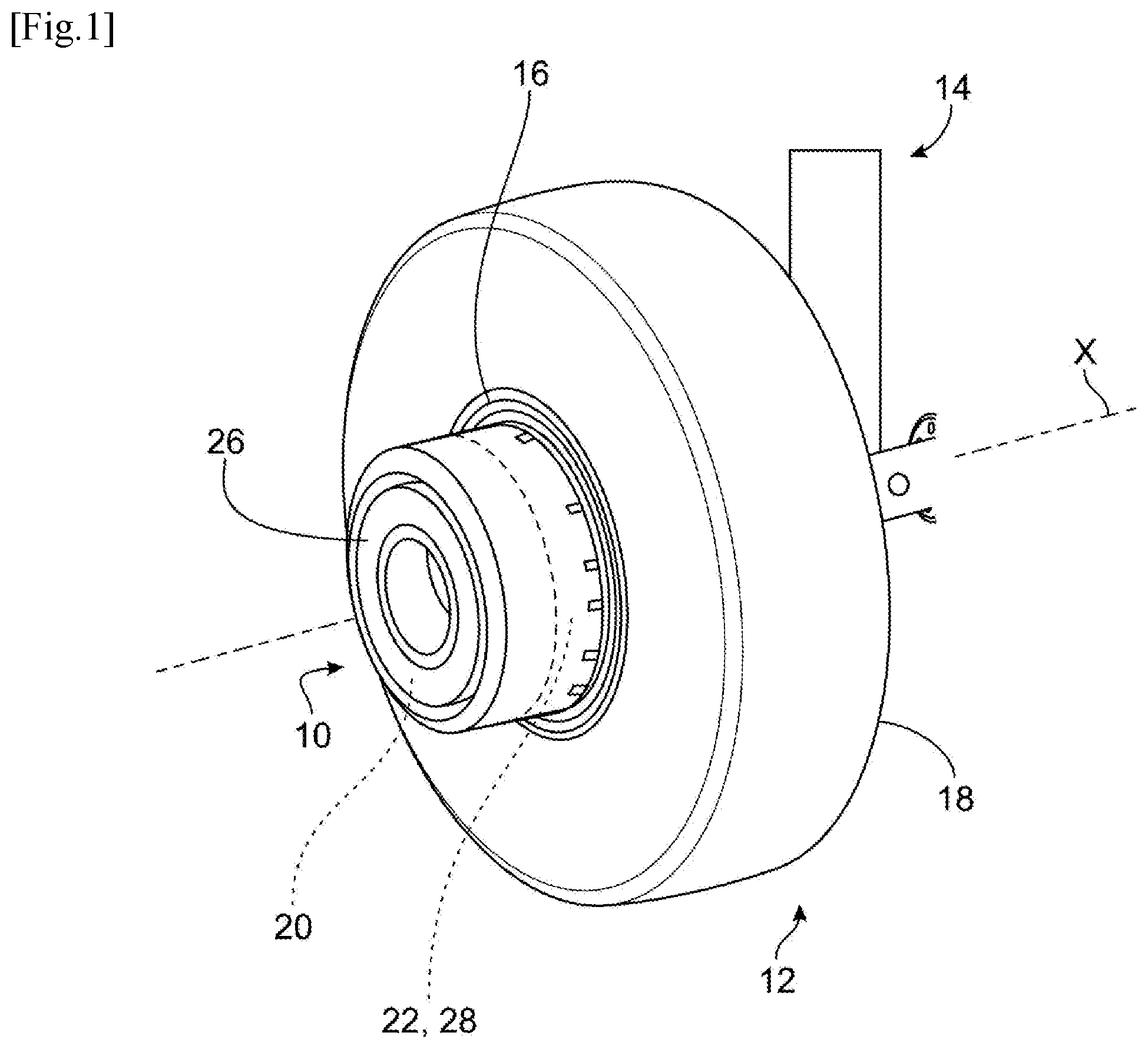 Patent US12448118 — Device for driving at least one wheel of an aircraft landing gear — Figure 1