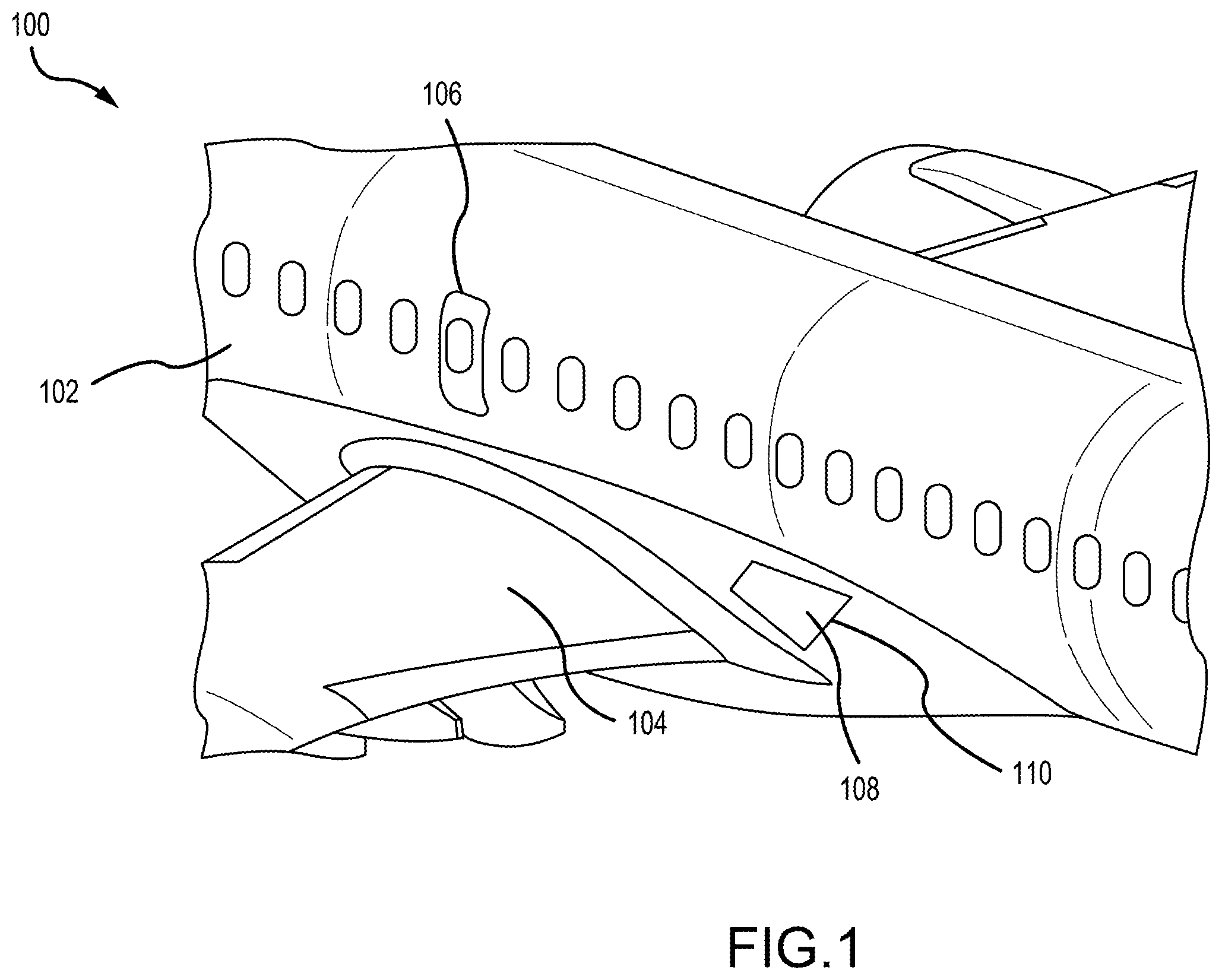 Patent US12448132 — Slide pack growth detection method of evacuation slides or slide/rafts — Figure 1