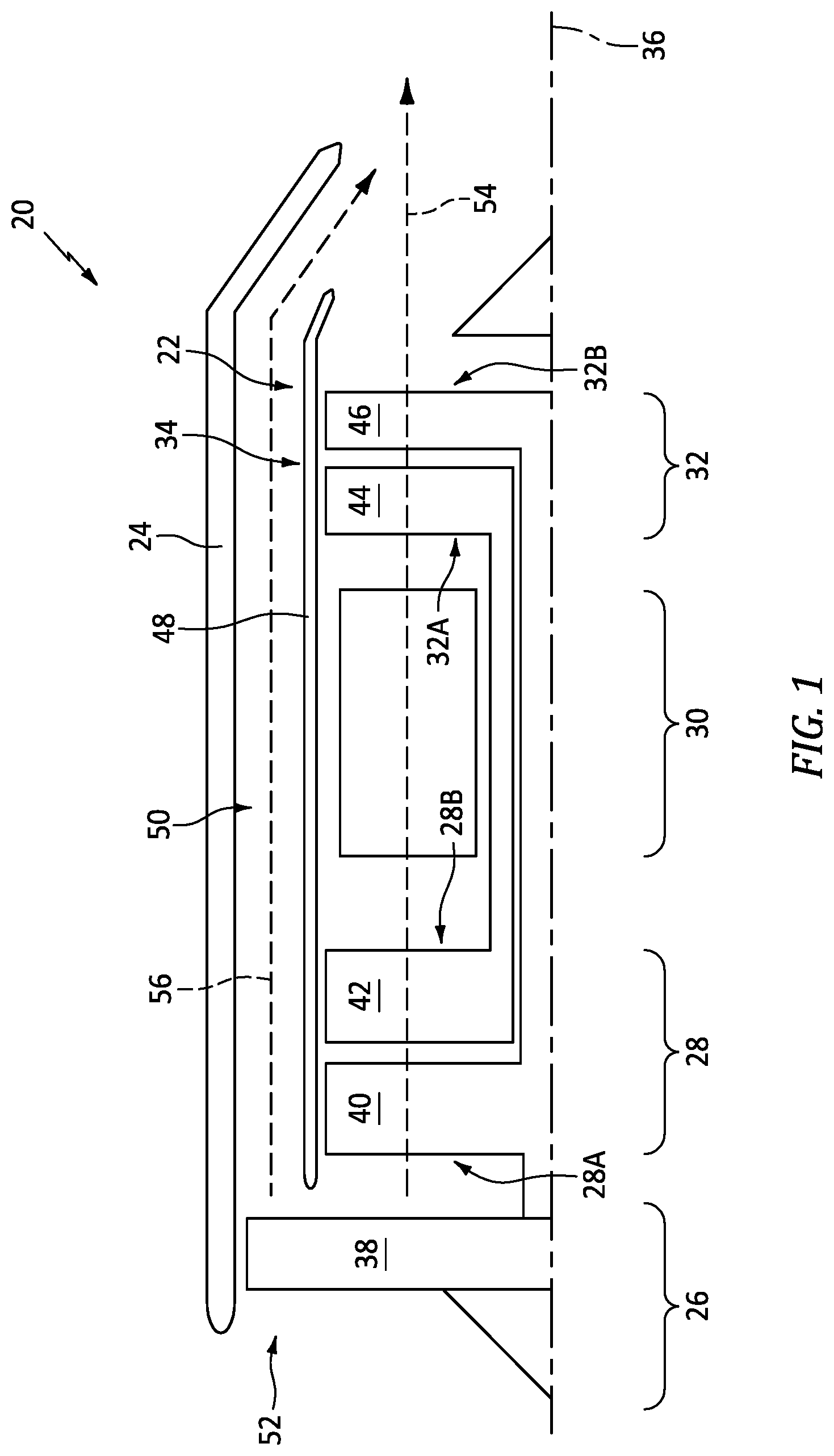 Patent US12448140 Figure 1 – Pressure relief latch