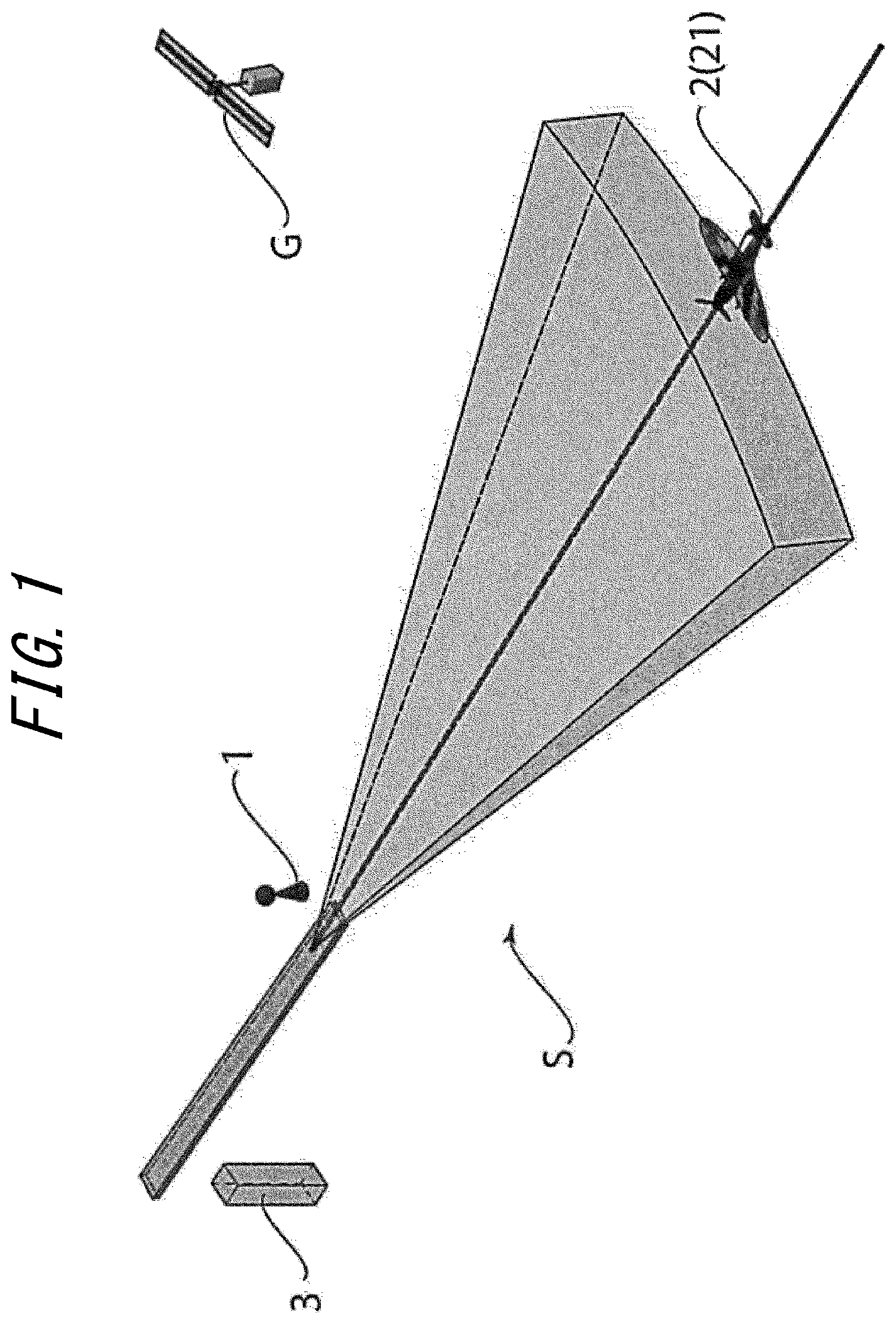 Patent US12448147 Figure 1 – Aircraft landing guidance support system and aircraft landing integrated support system including the same