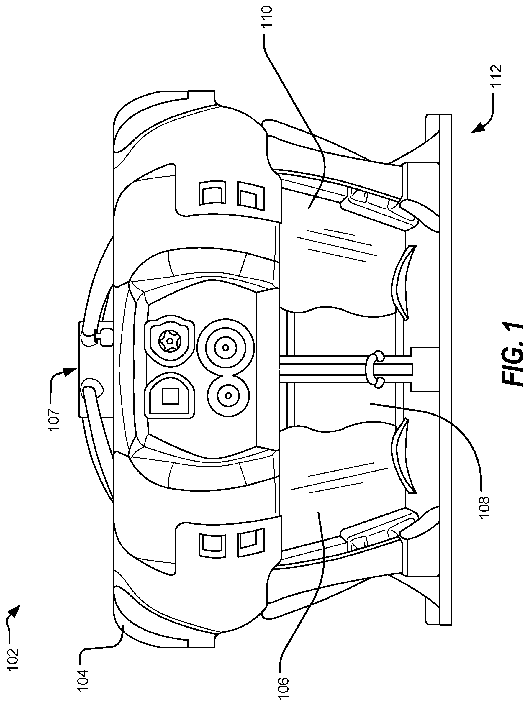 Patent US12448158 — Unmanned vehicle with multiple transportation modes — Figure 1