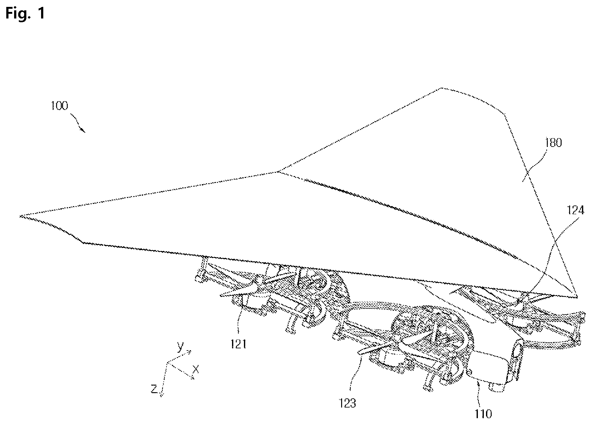Patent US12448159 — Drone — Figure 1