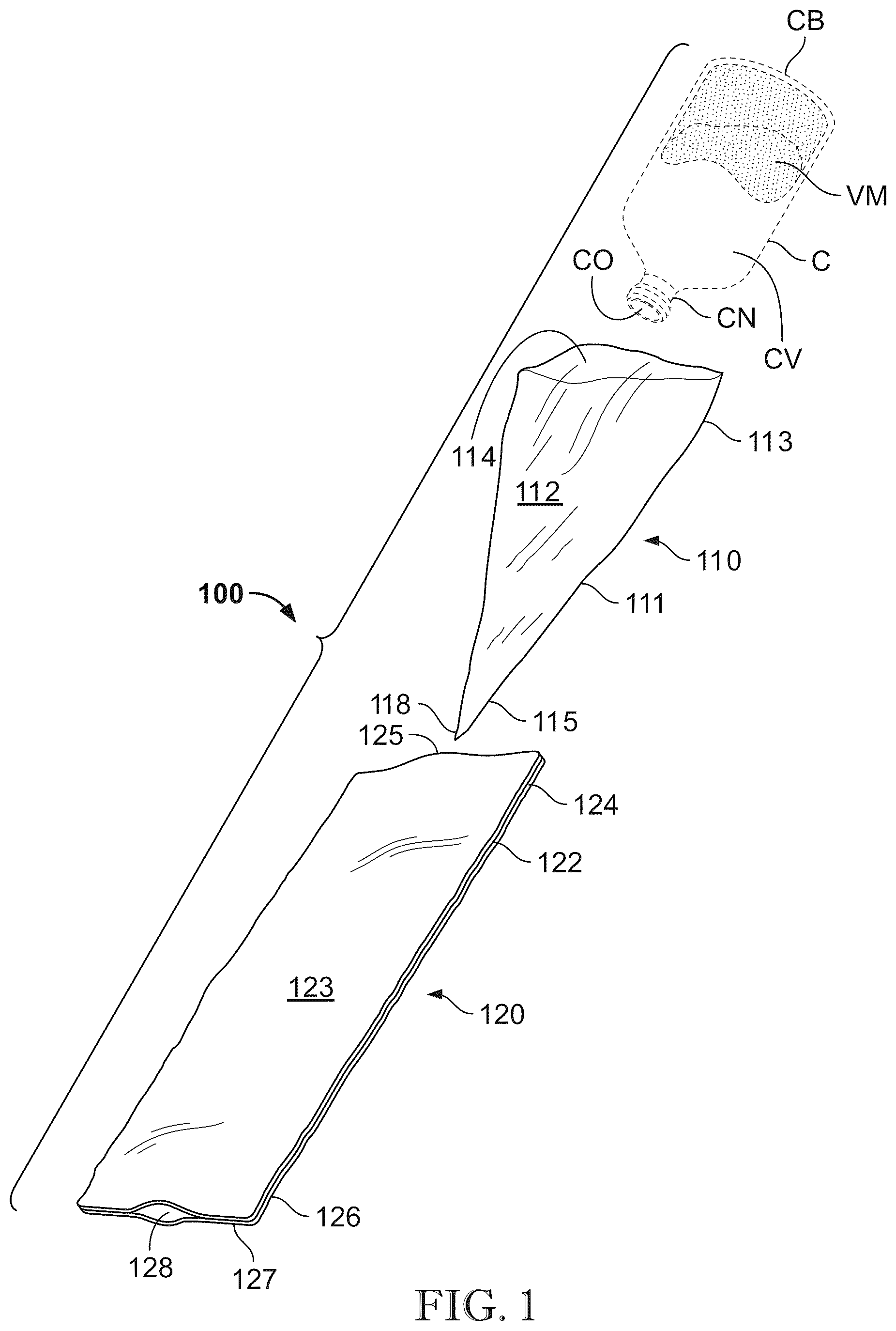 Patent US12448166 — Viscous material recovery system — Figure 1