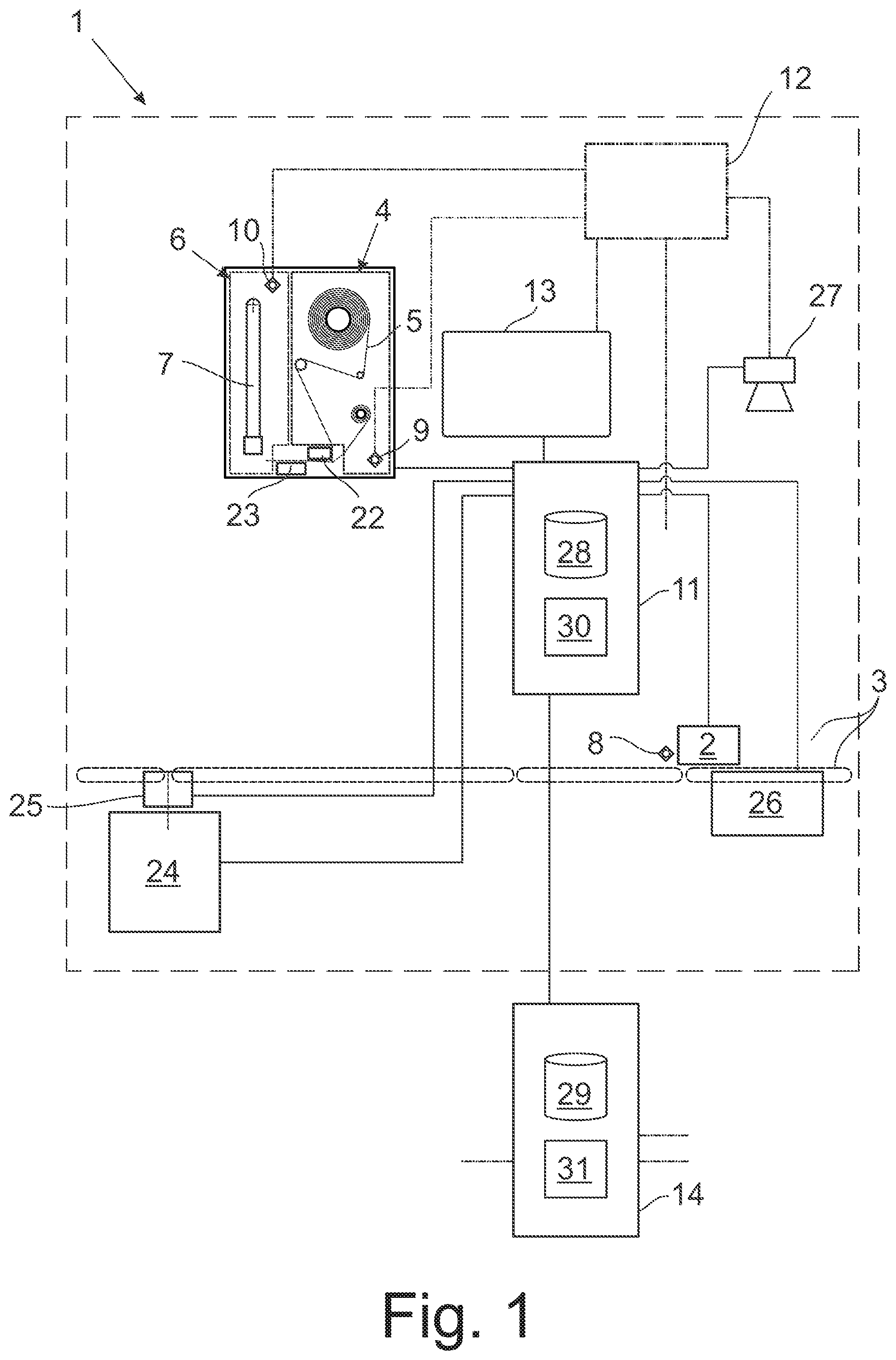 Patent US12448167 — Method for operating a labelling system — Figure 1