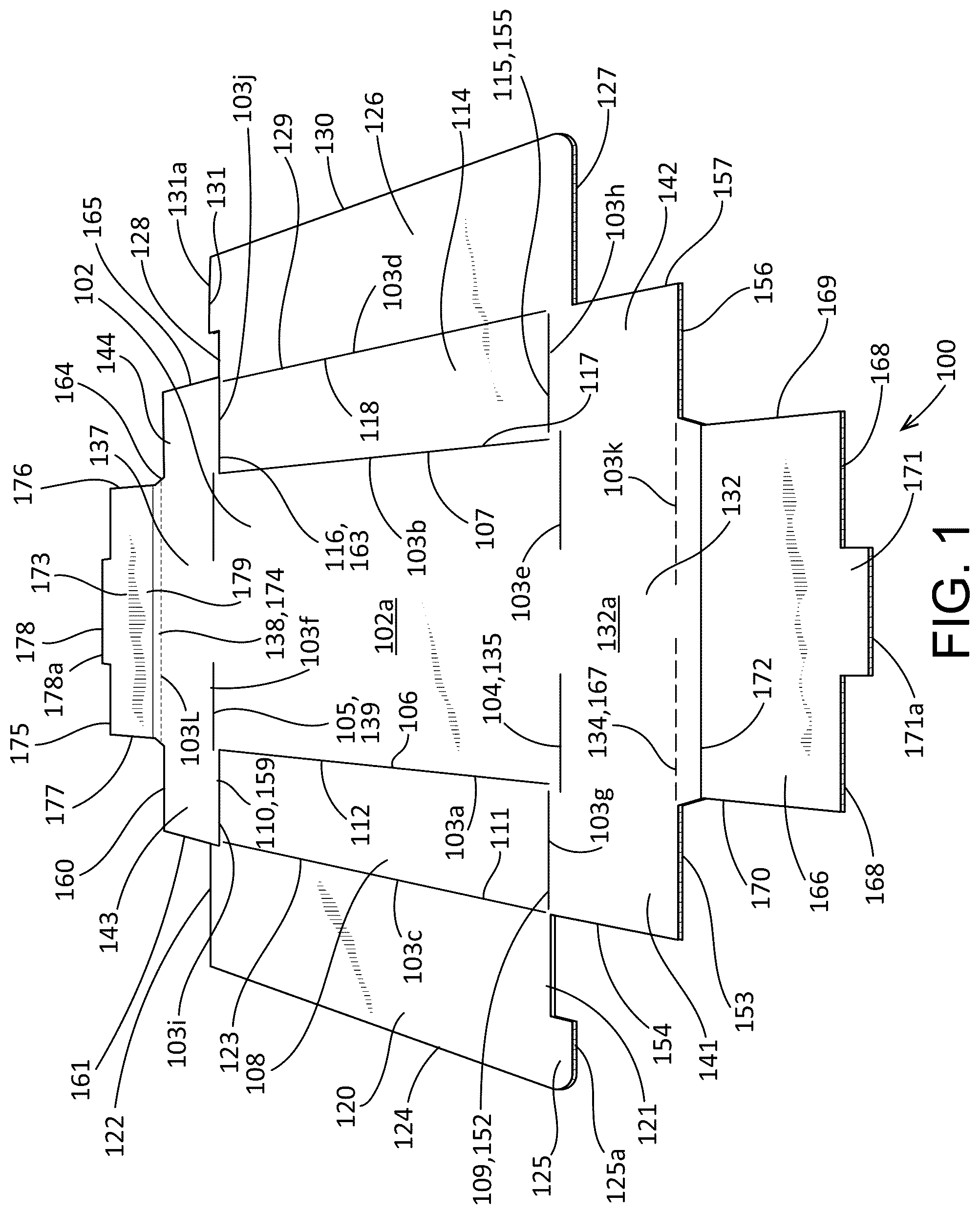 Patent US12448171 Figure 1 – Tray and method therefor