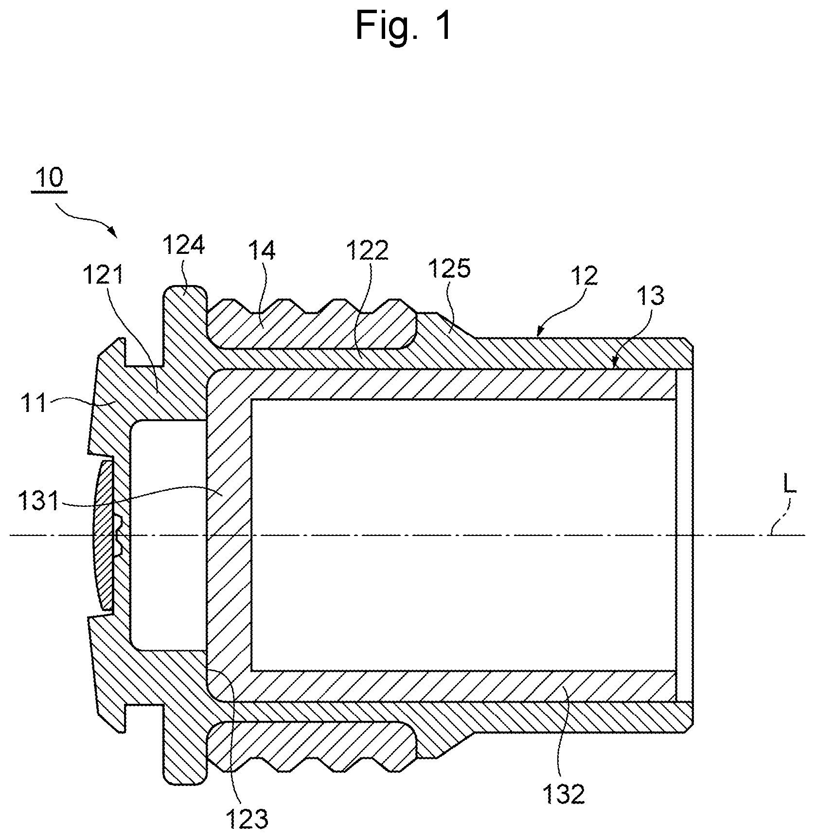 Patent US12448181 — Receptacle cap — Figure 1