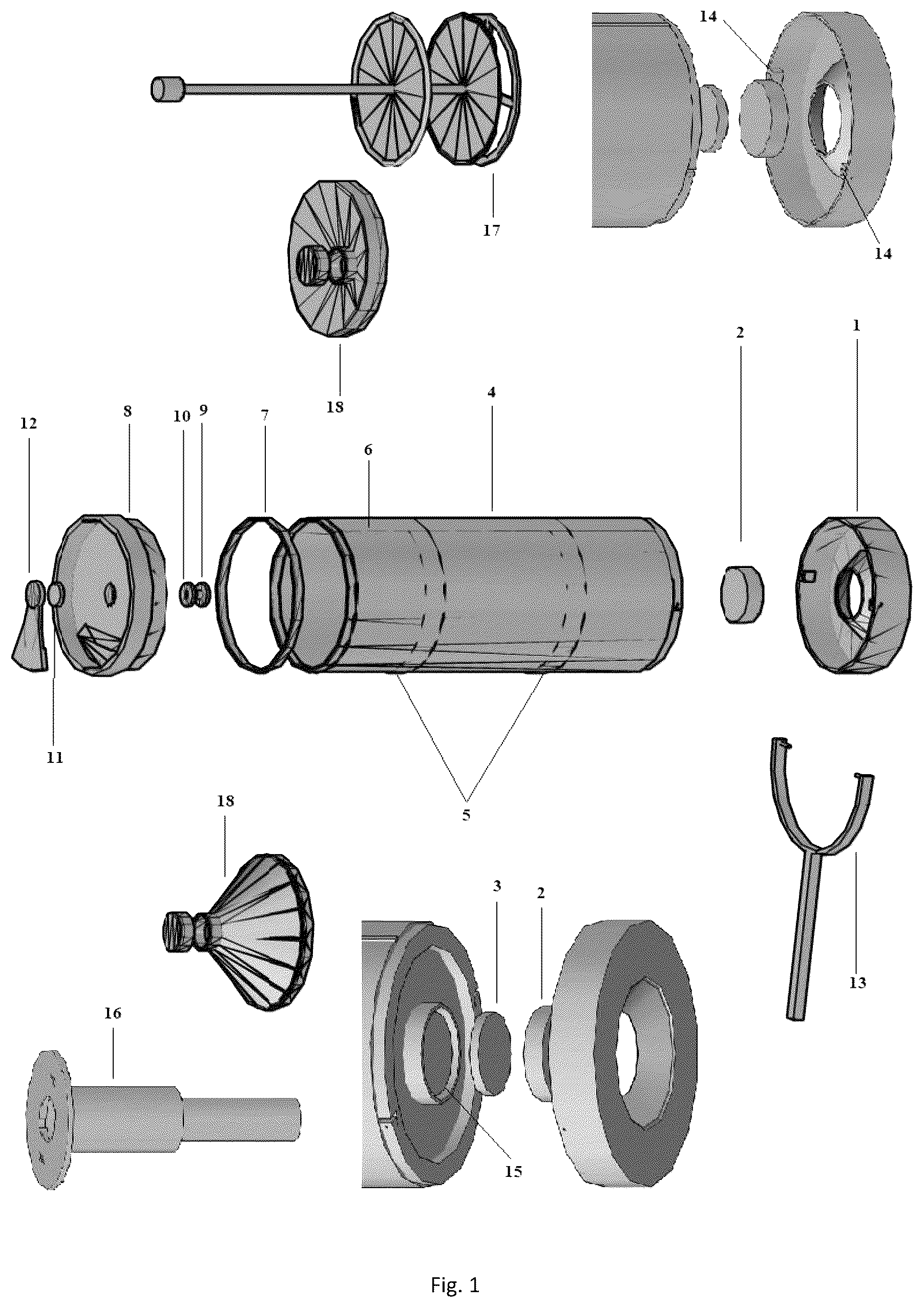 Patent US12448187 — Customizable food service containers with trackable and E-commerce functionality — Figure 1