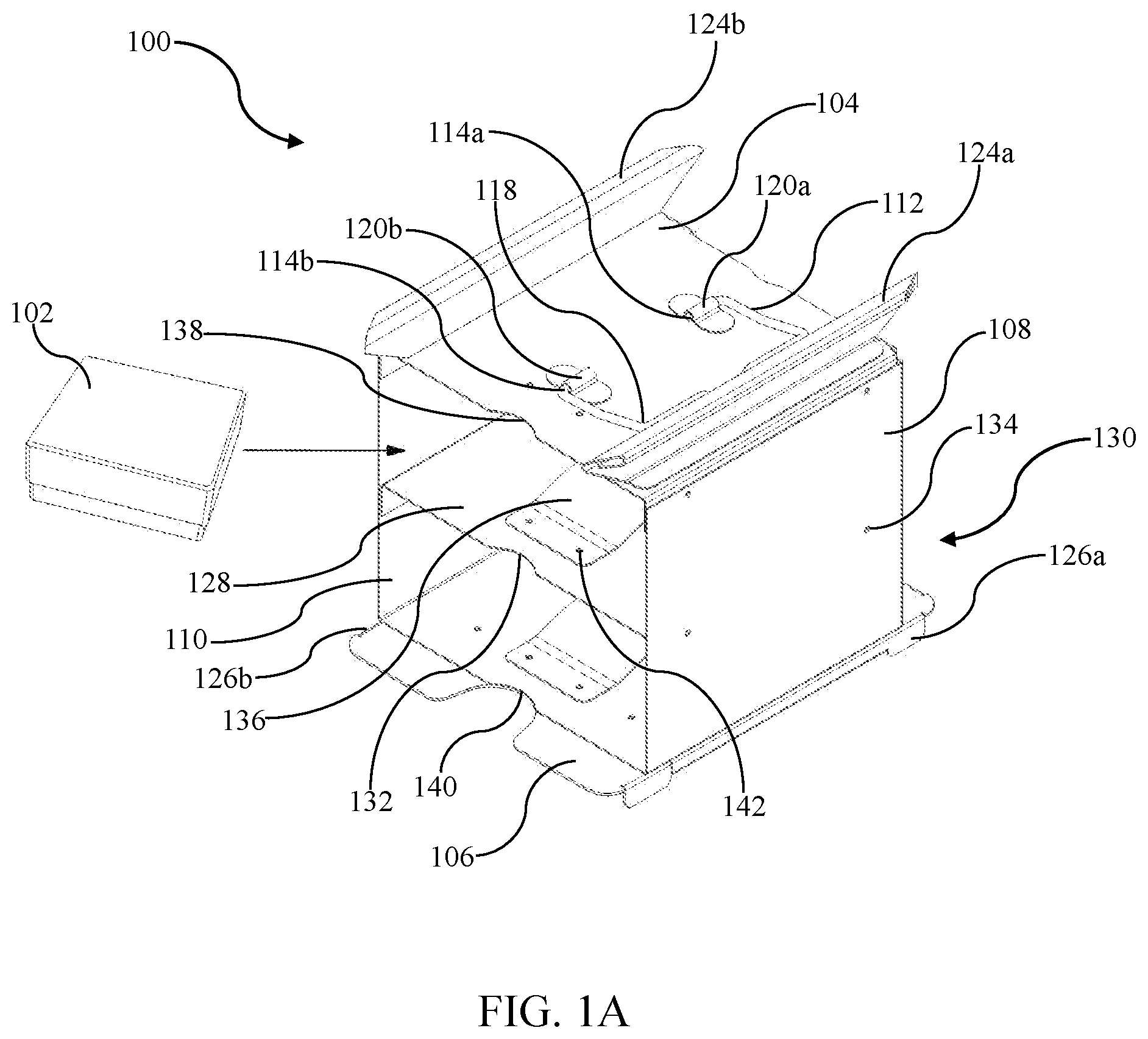 Patent US12448206 — Stackable rack system — Figure 1