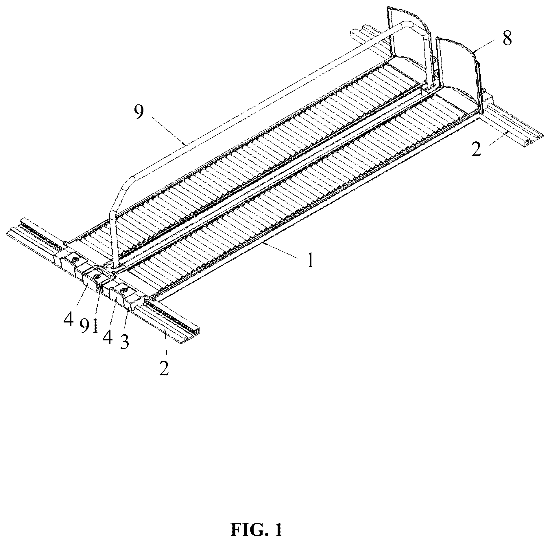 Patent US12448214 — Adjustable chute structures — Figure 1