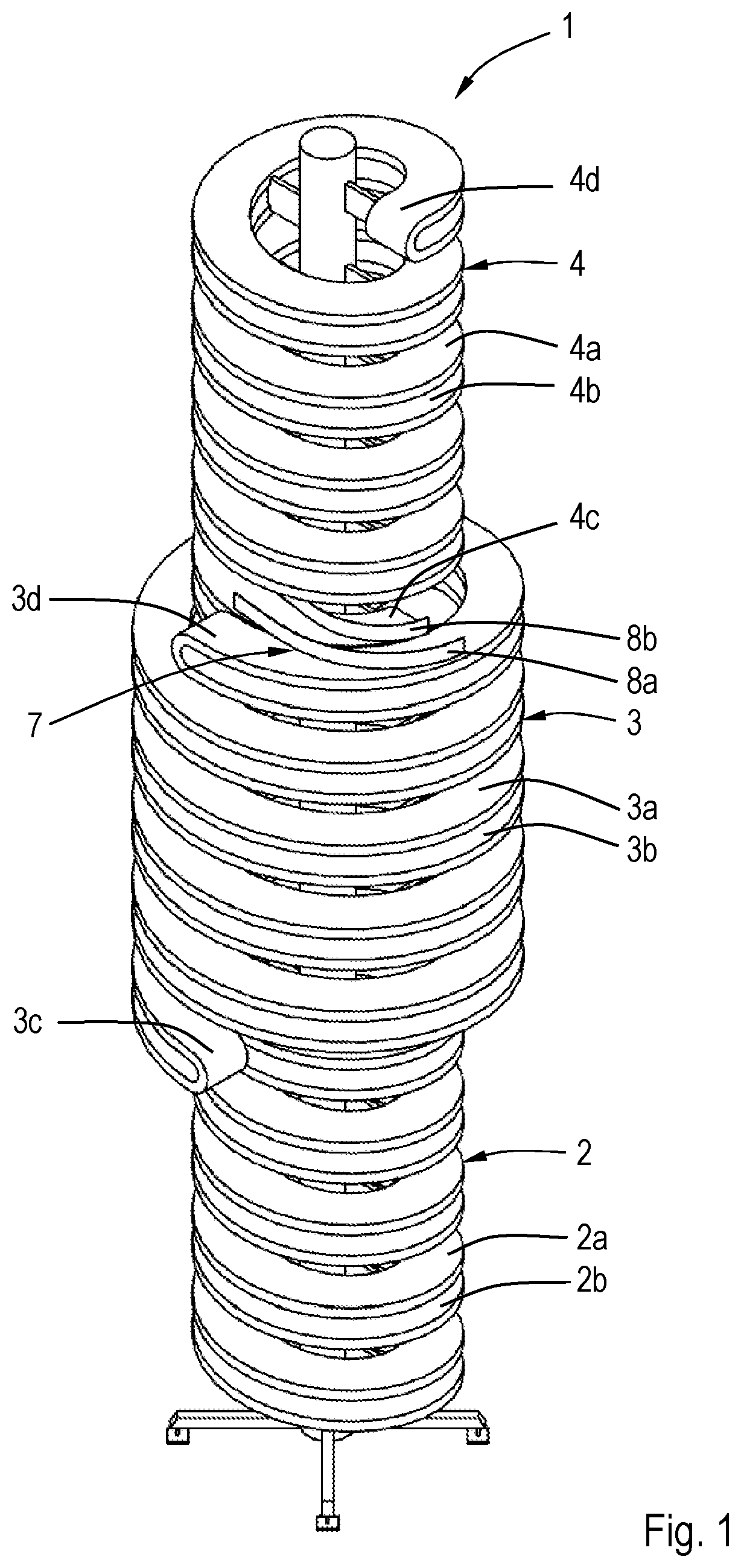 Patent US12448217 — Conveying system — Figure 1