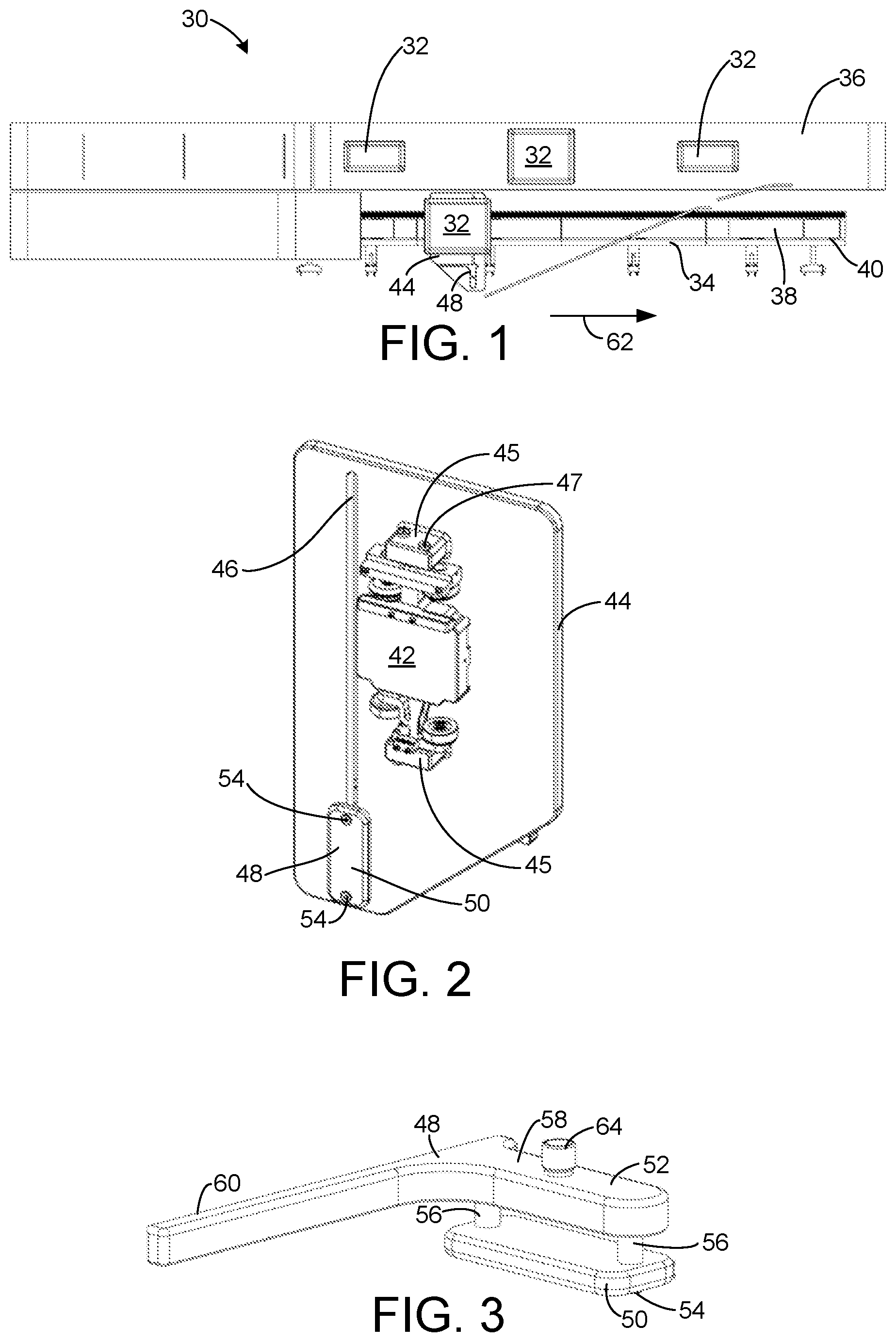 Patent US12448224 — Conveyor transfer system — Figure 1