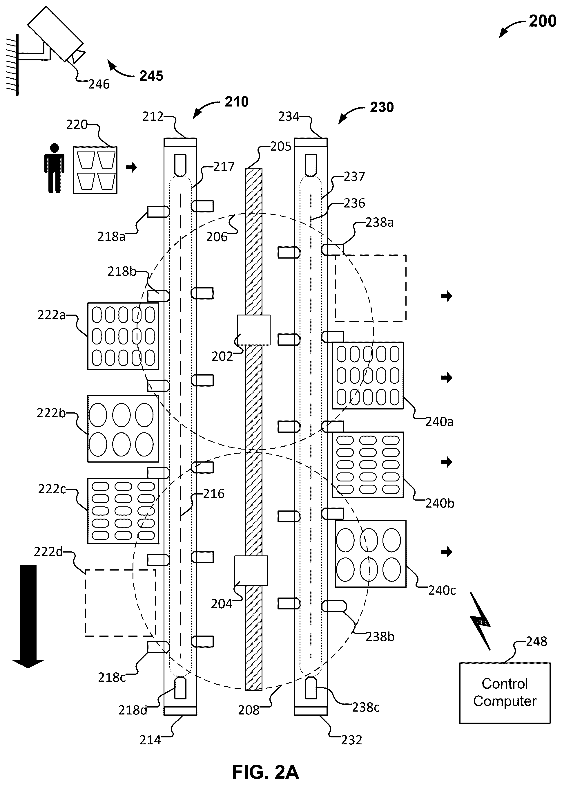 Patent US12448233 Figure 2 – Robotic stack mover