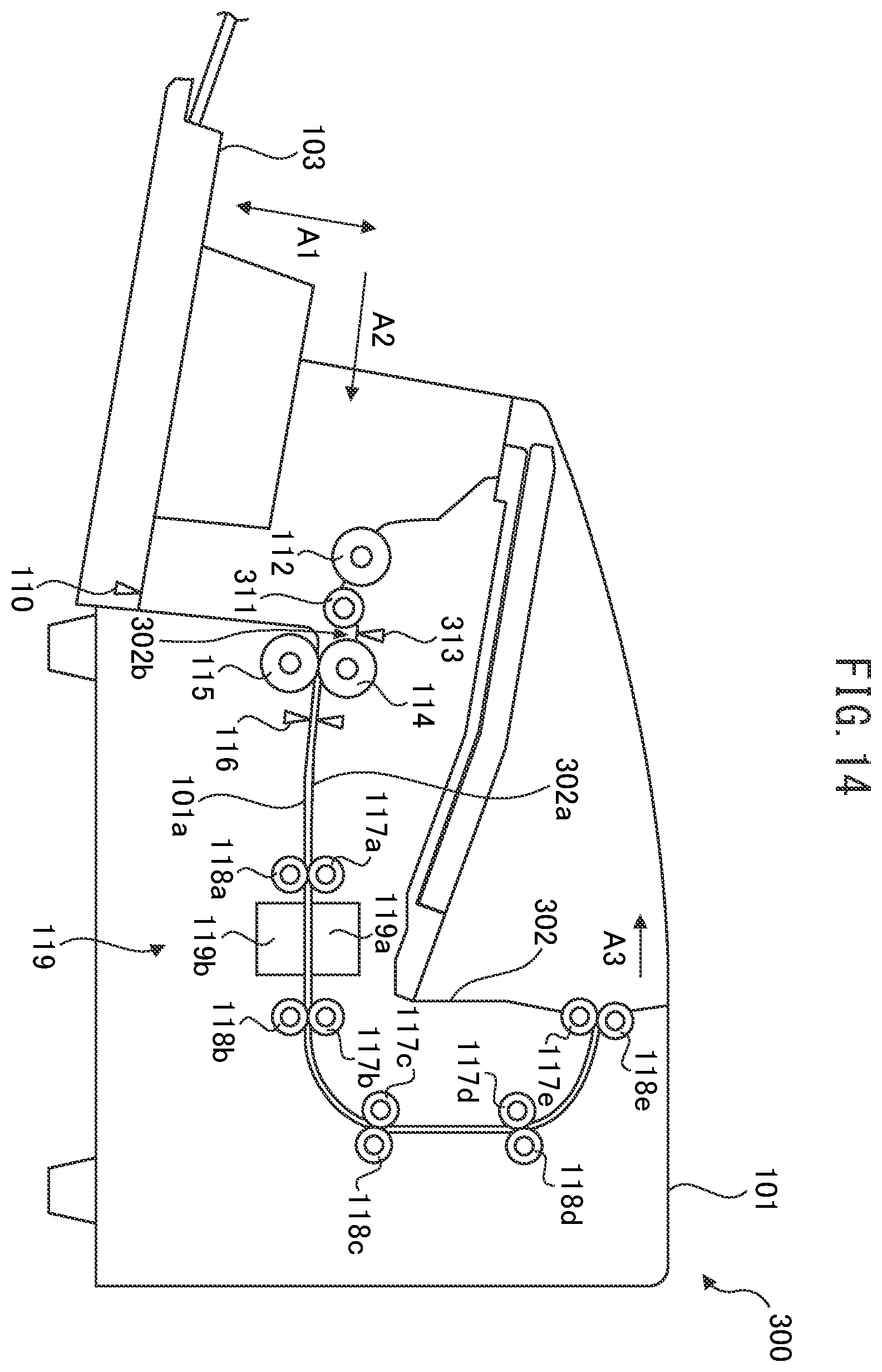 Patent US12448241 Figure 14 – Medium conveying apparatus to detect predetermined medium based on lift of medium