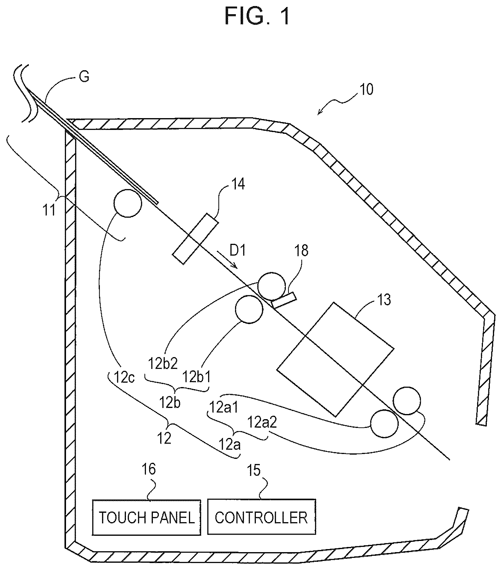 Patent US12448242 — Image reading apparatus and method of controlling image reading apparatus — Figure 1