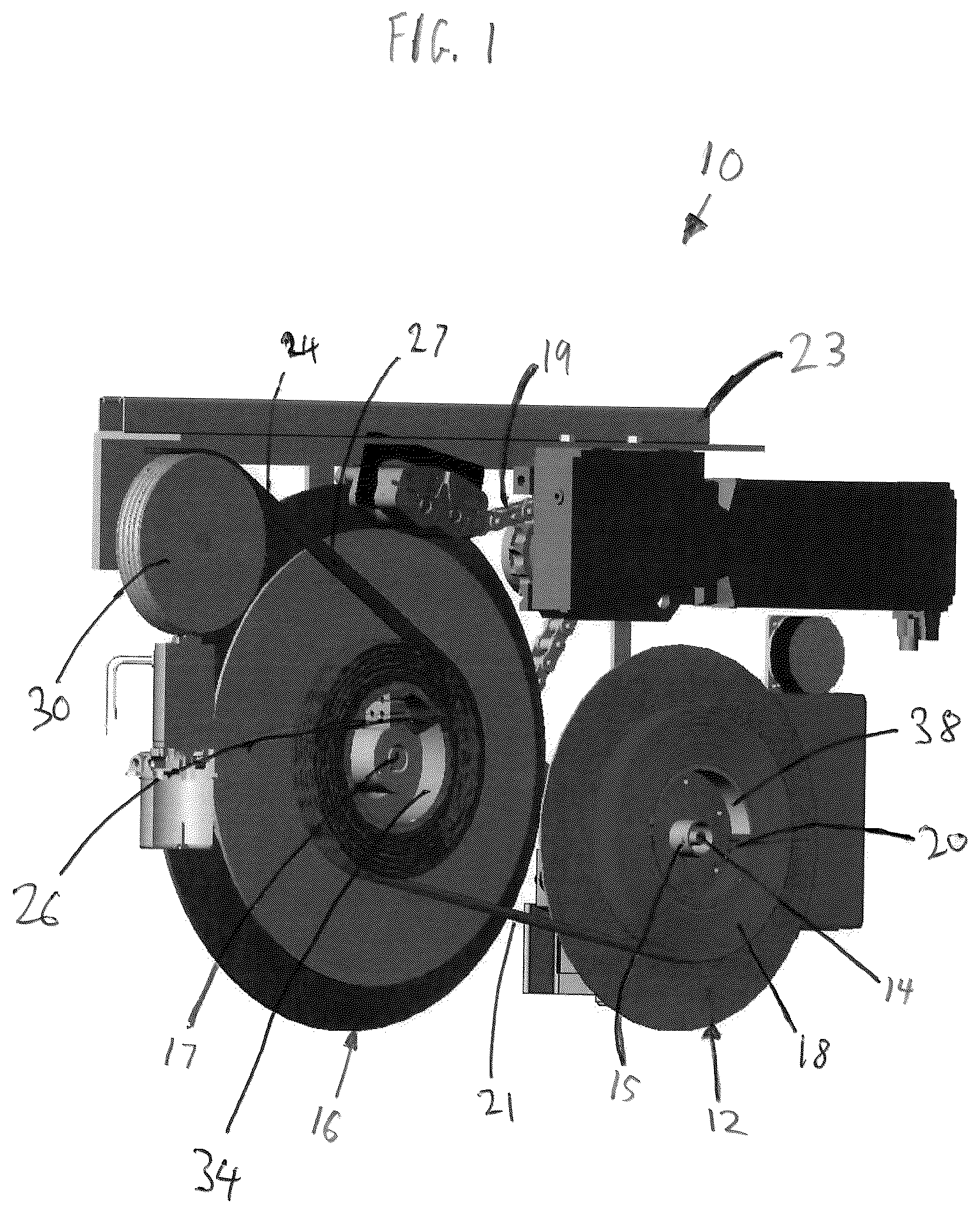 Patent US12448257 — Drum spooling system with load-bearing line protective wrap — Figure 1