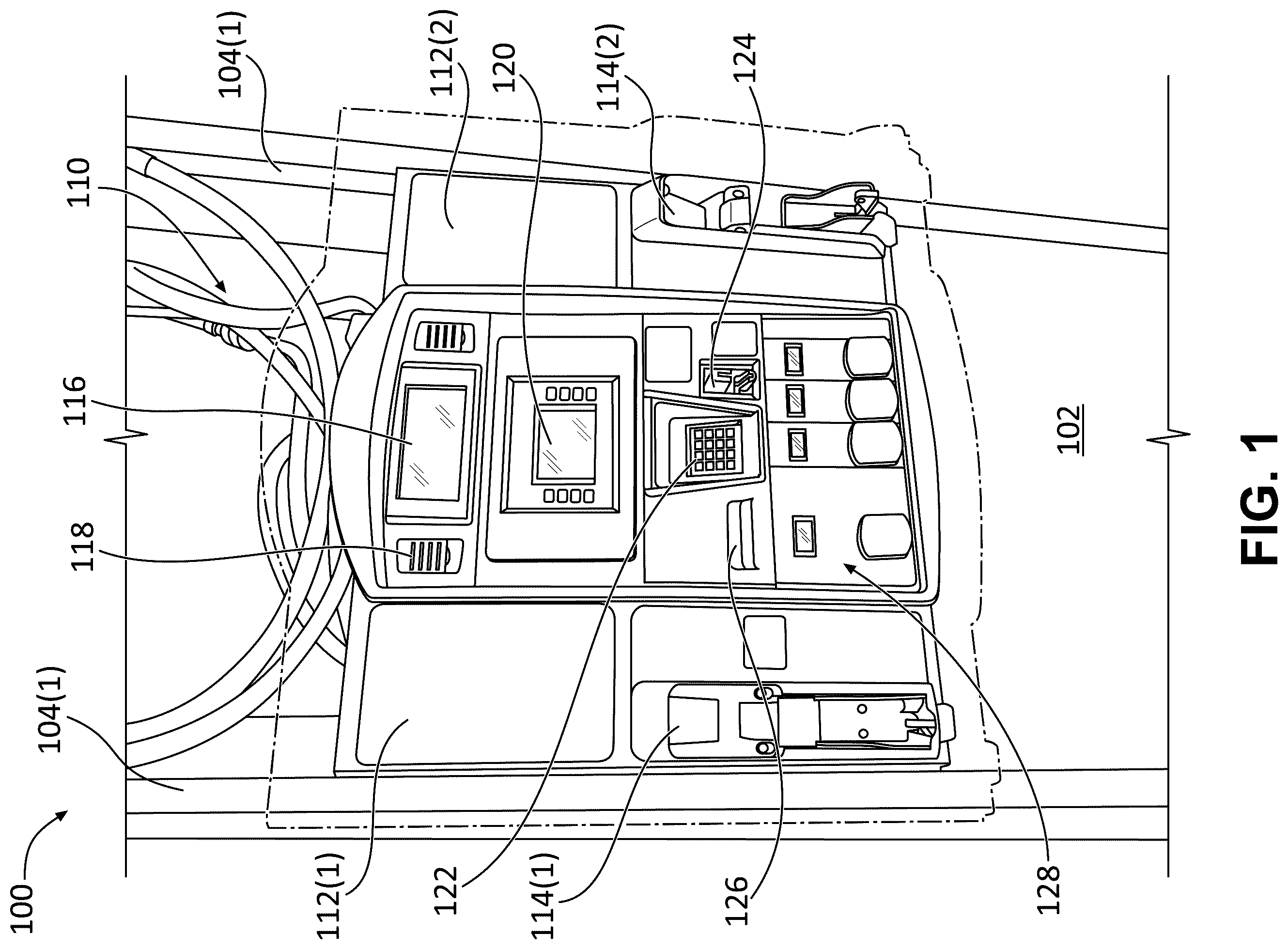 Patent US12448270 — Refueling station protective door cover — Figure 1