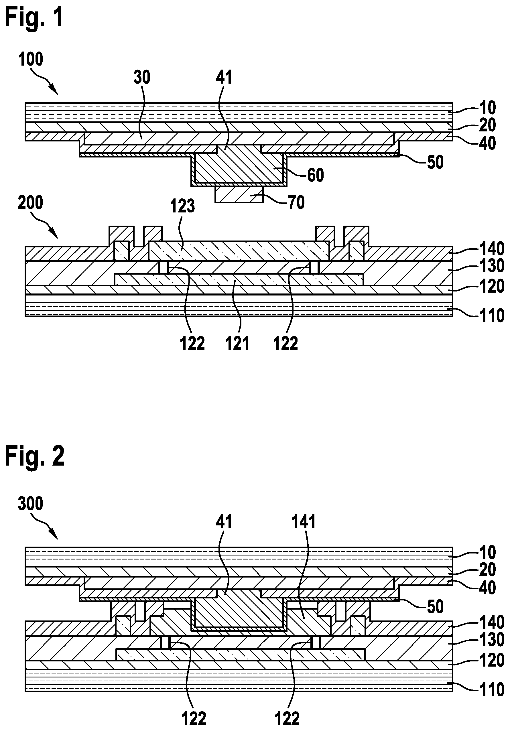 Patent US12448280 Figure 1 – Bond structures on MEMS element and ASIC element