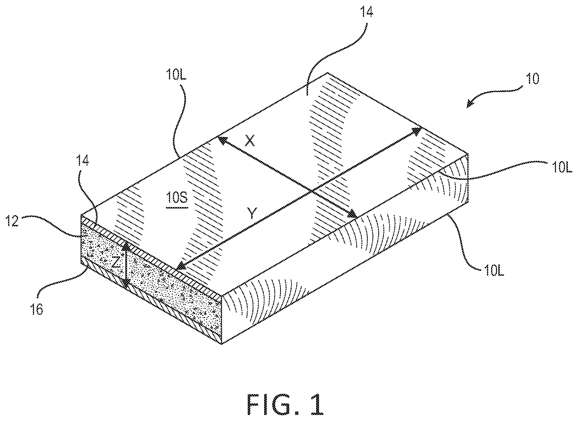 Patent US12448328 — Gypsum panel containing ammonium-exchanged vermiculite and methods — Figure 1