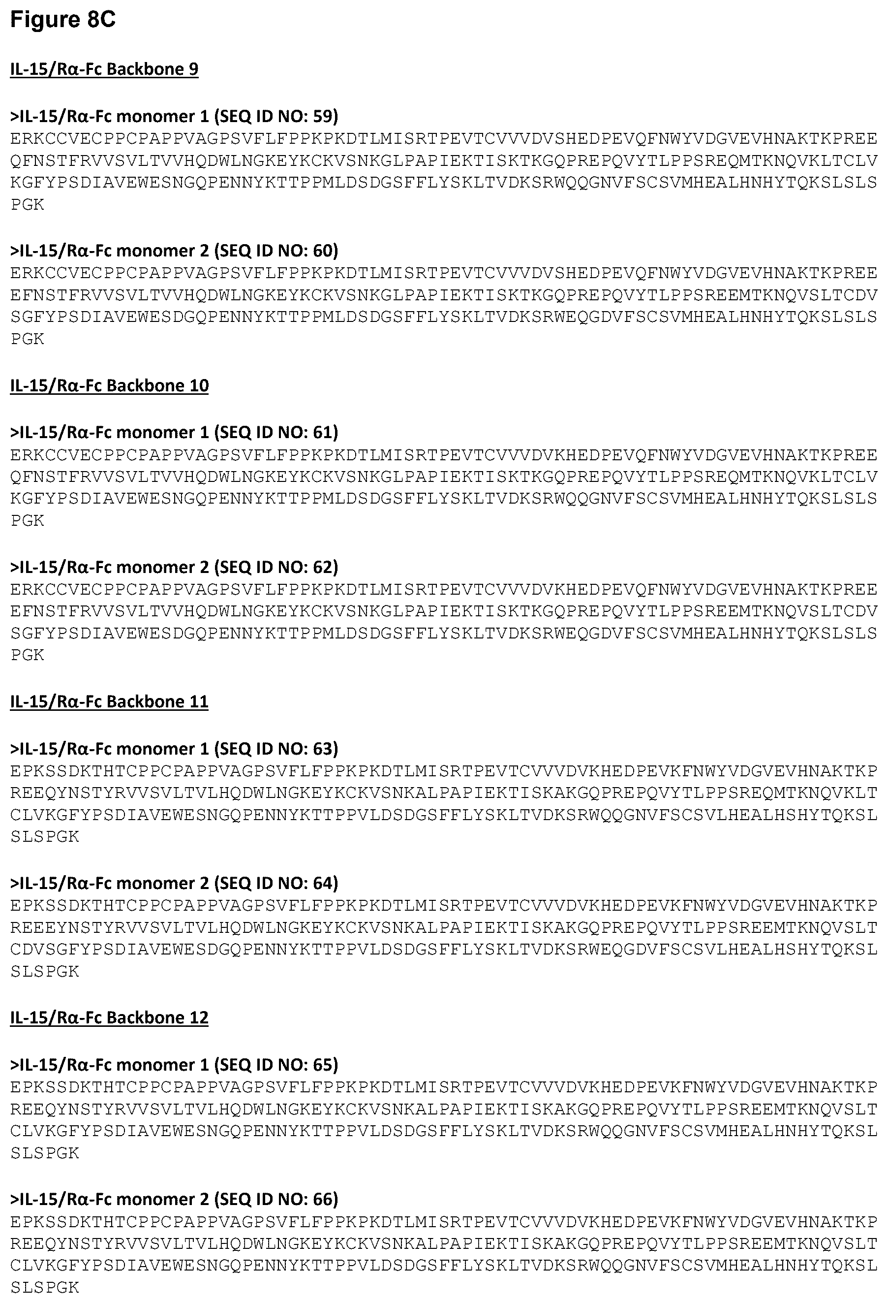 Patent US12448423 Figure 15 – Targeted heterodimeric Fc fusion proteins containing NKG2D antigen binding domains